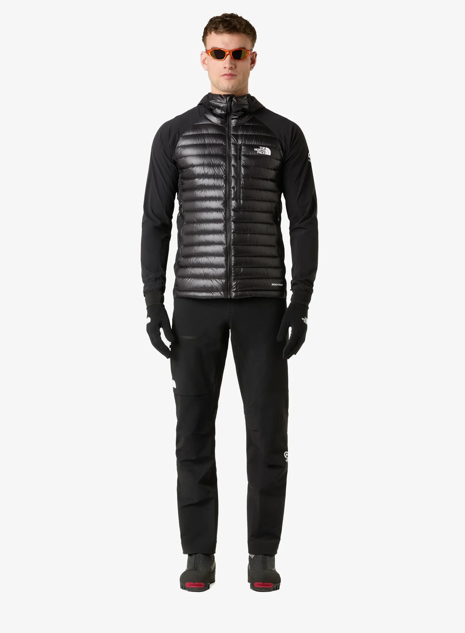 Geaca hibridă The North Face Summit Breithorn LT Hybrid Hoodie - tnf black