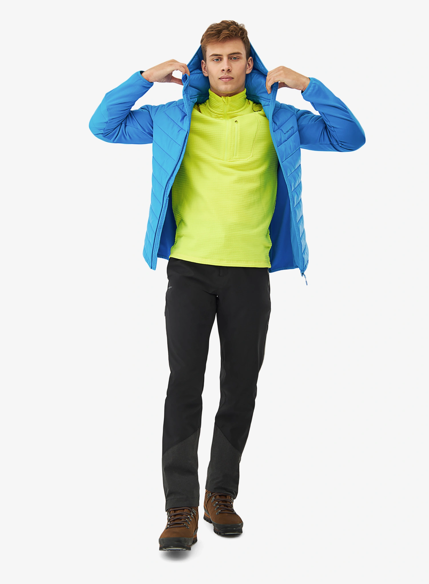 Geaca hibridă Viking Bart Warm Pro Polartec Primaloft - blue