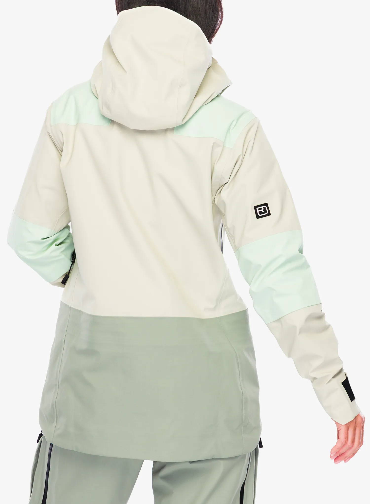 Geaca schi femei Ortovox Ravine Free 3L Jacket - white tea