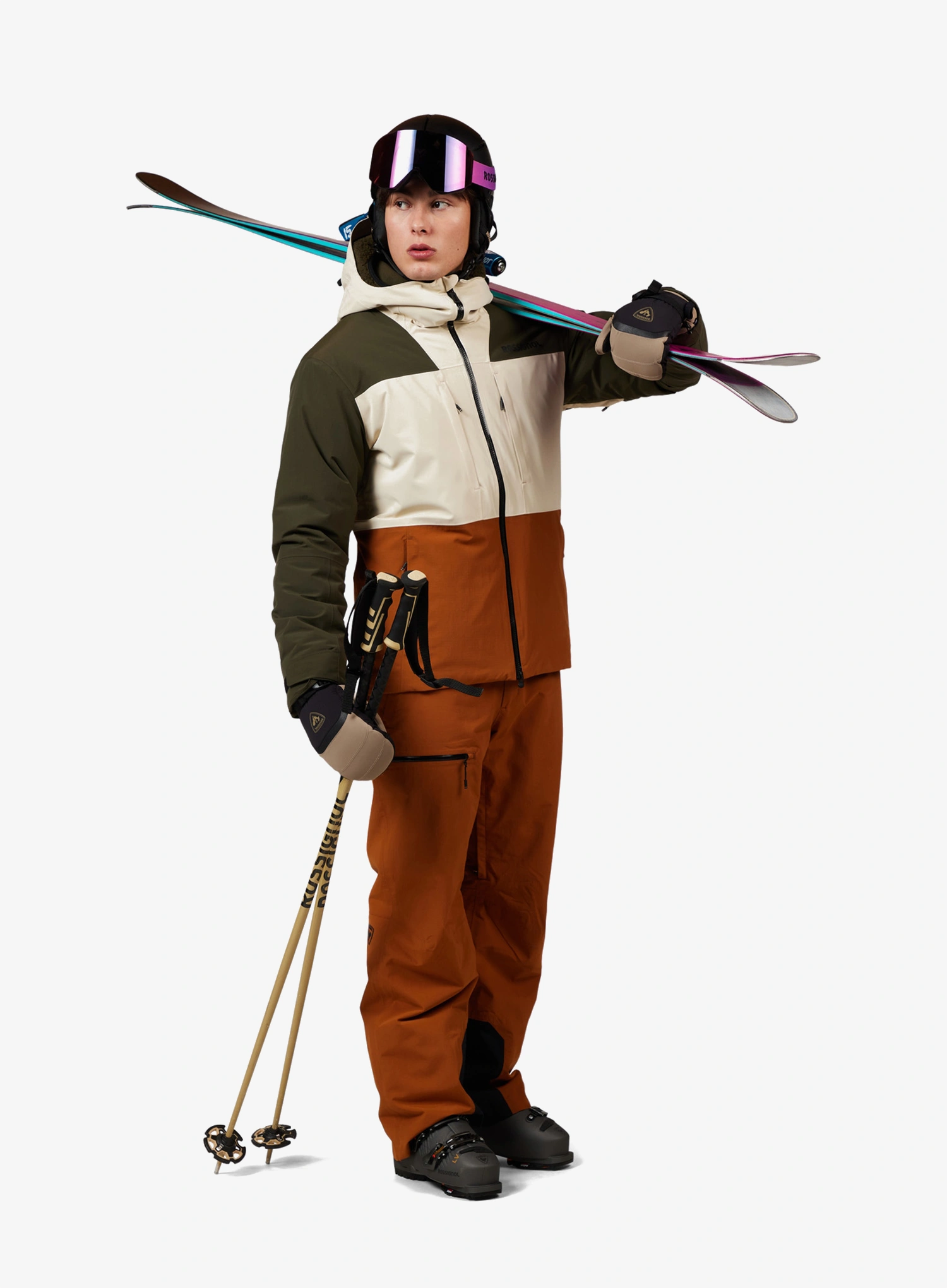 Geaca schi Rossignol Outerlimits Insulated Jacket - fog