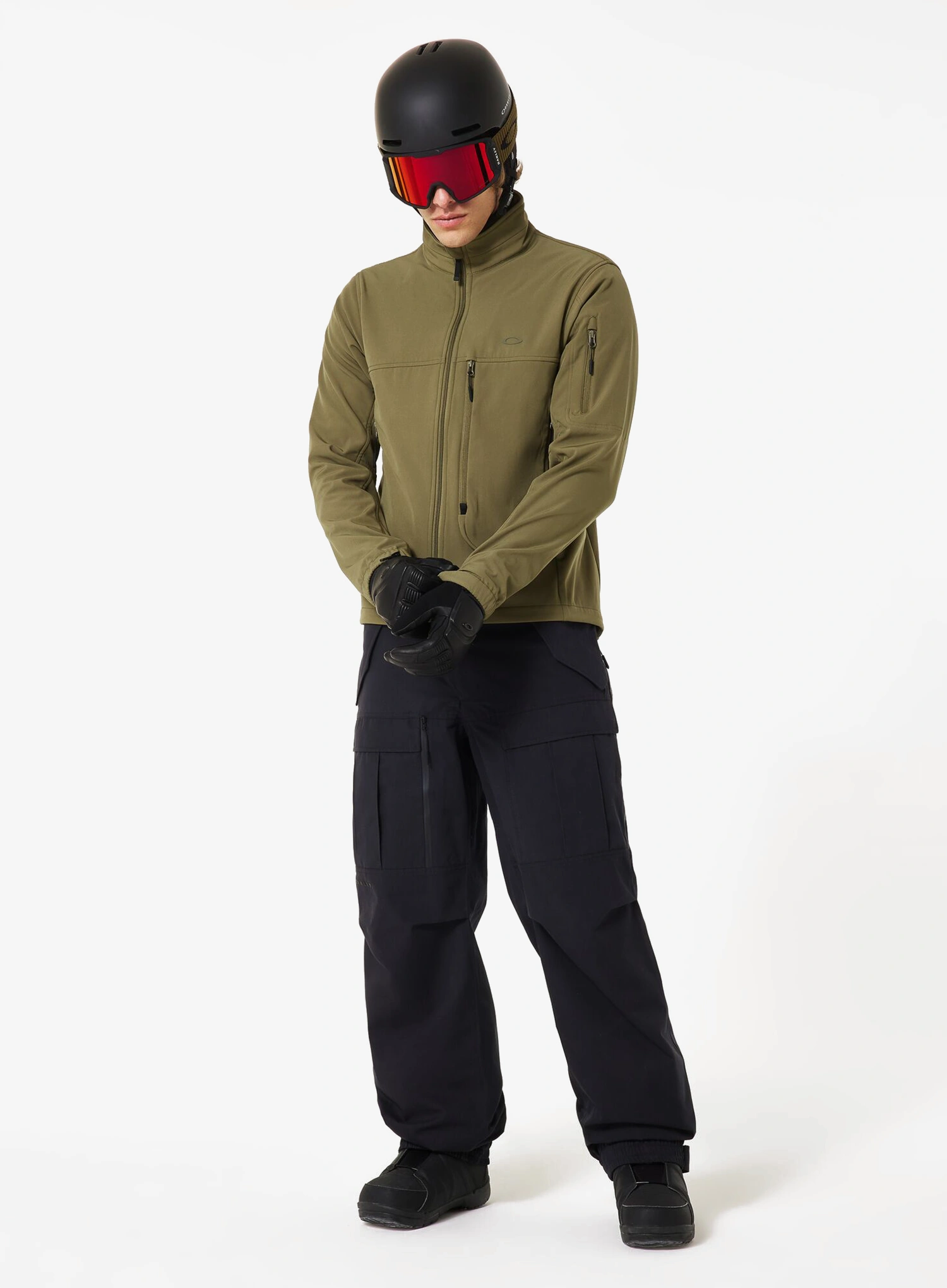 Geaca Oakley Wintertide Softshell Sweatshirt - army green