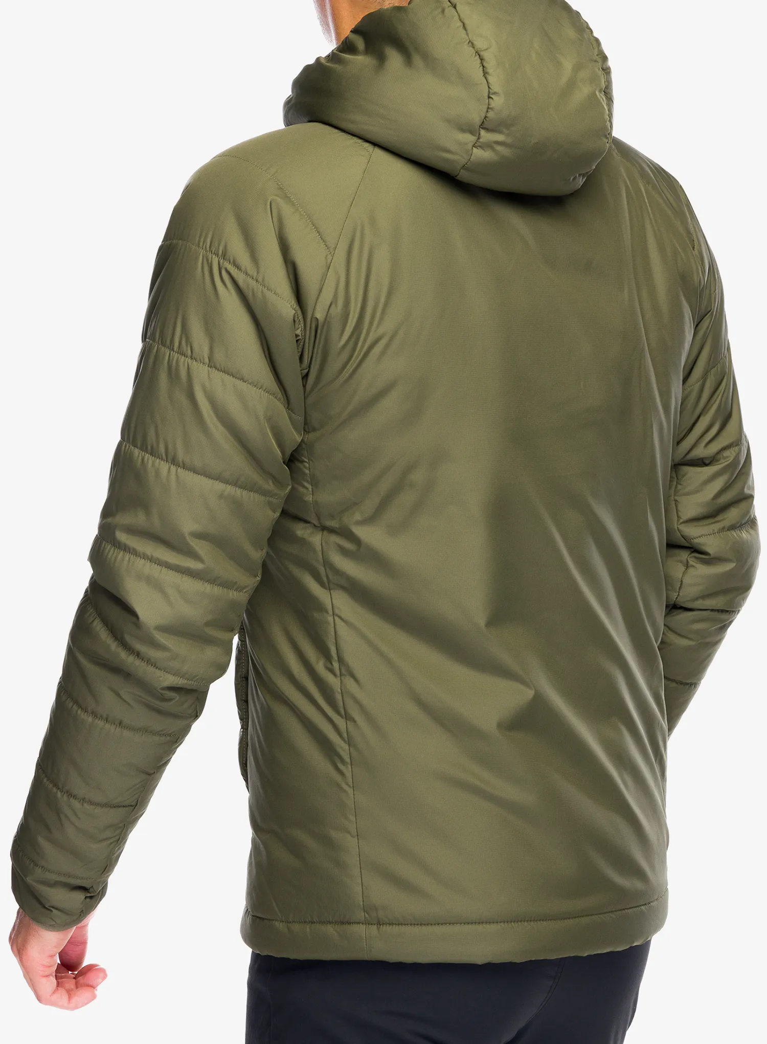 Geaca izolată adidas TERREX Multi Synthetic Insulated Hooded Jkt - olive strata