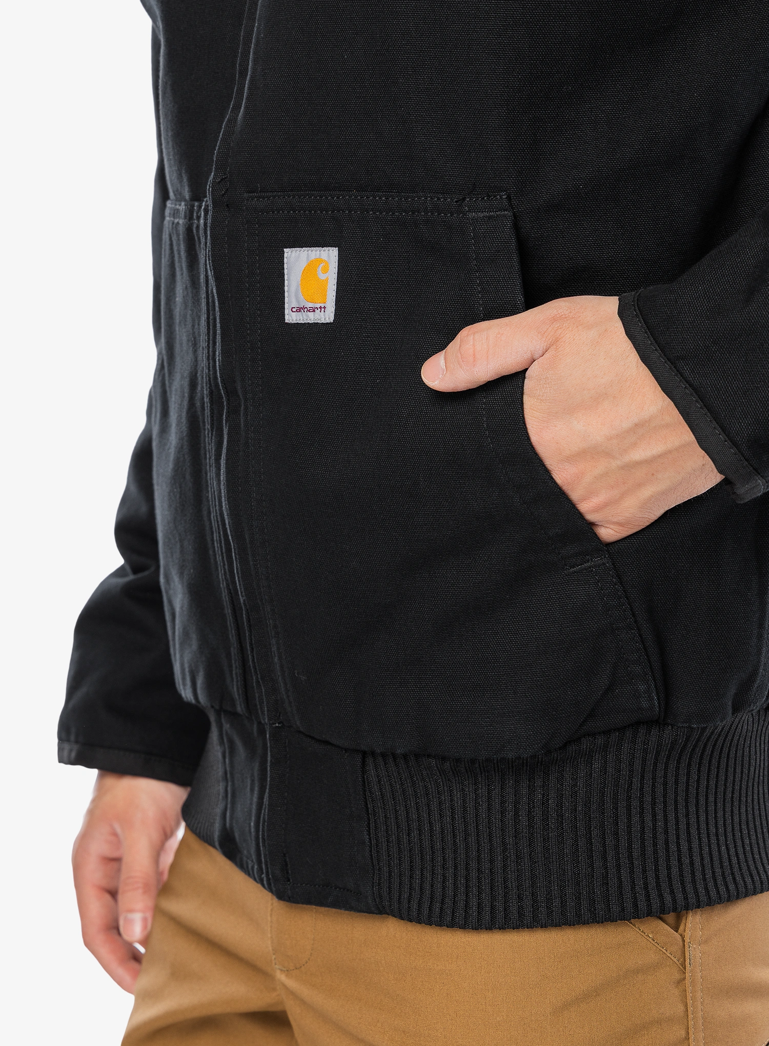 Geaca izolată Carhartt Duck Insulated Active Jacket - black | 8a.ro