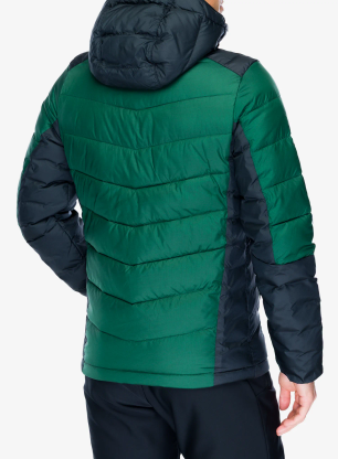 Geaca izolată Columbia Labyrinth Loop II Hooded Jacket - rain forest/black