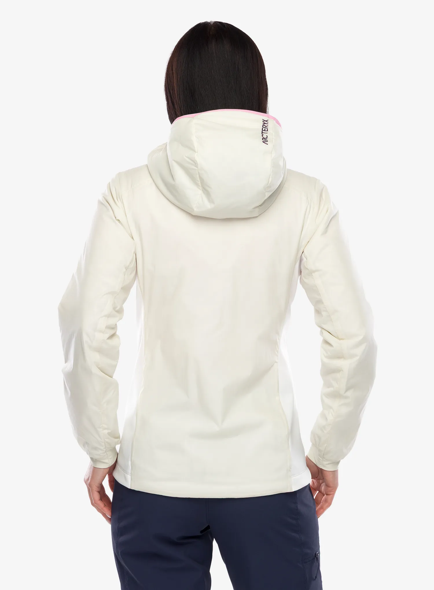 Geaca izolată pentru femei Arcteryx Atom Hoody - cosmic bloom