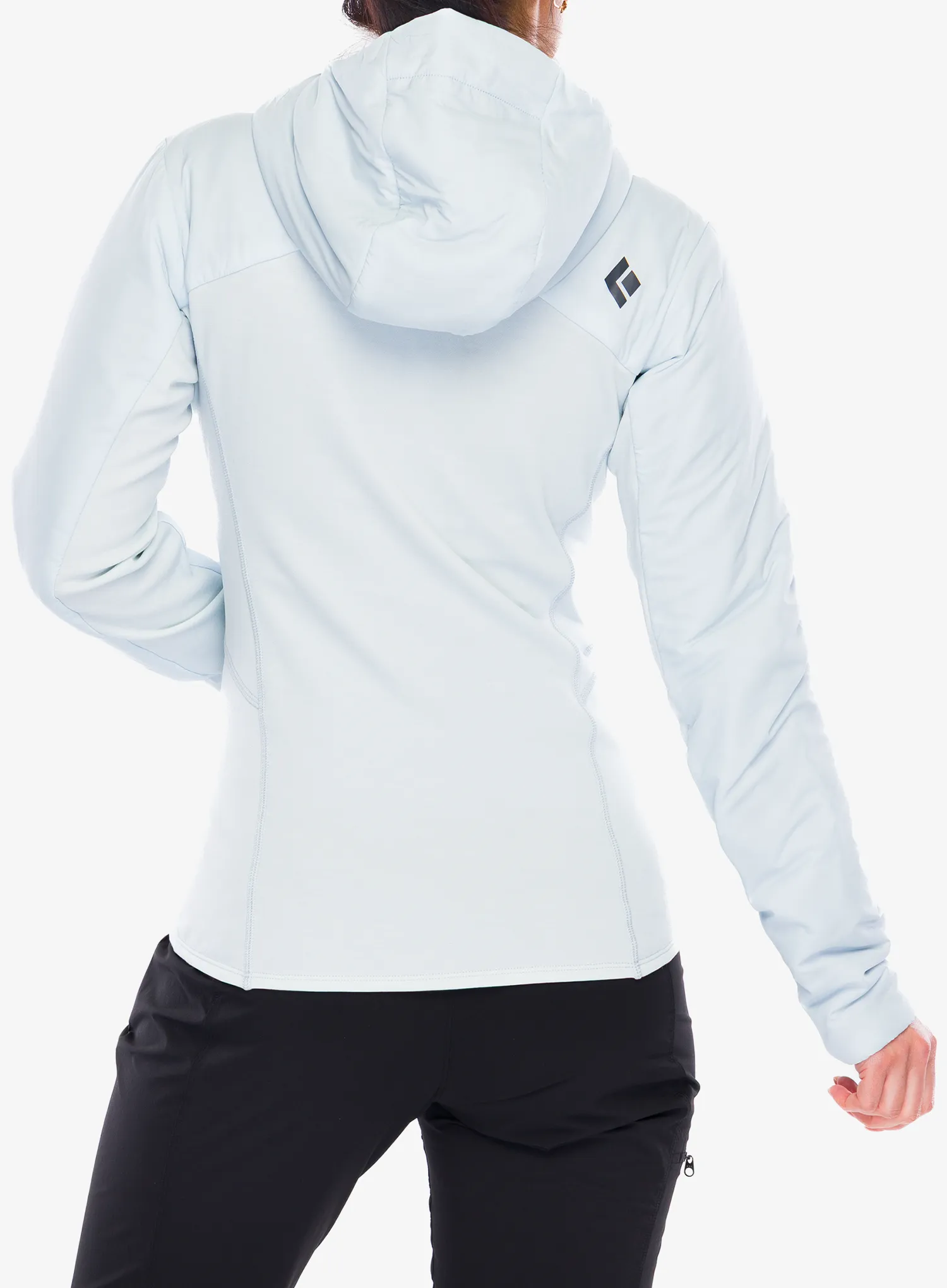 Geaca izolată pentru femei Black Diamond First Light Hybrid Hoody - belay blue