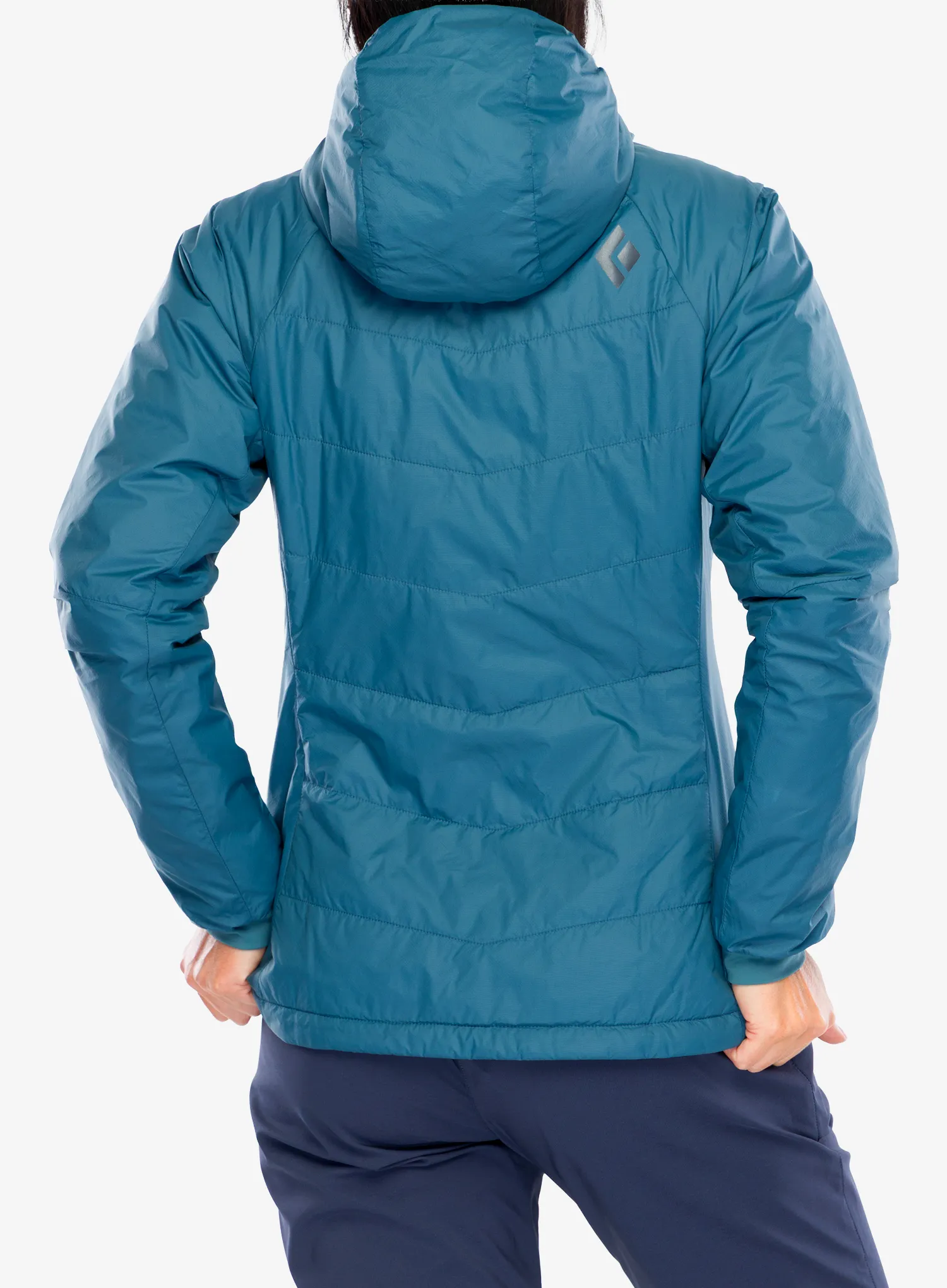 Geaca izolată pentru femei Black Diamond Solution Hoody - creek blue/blue