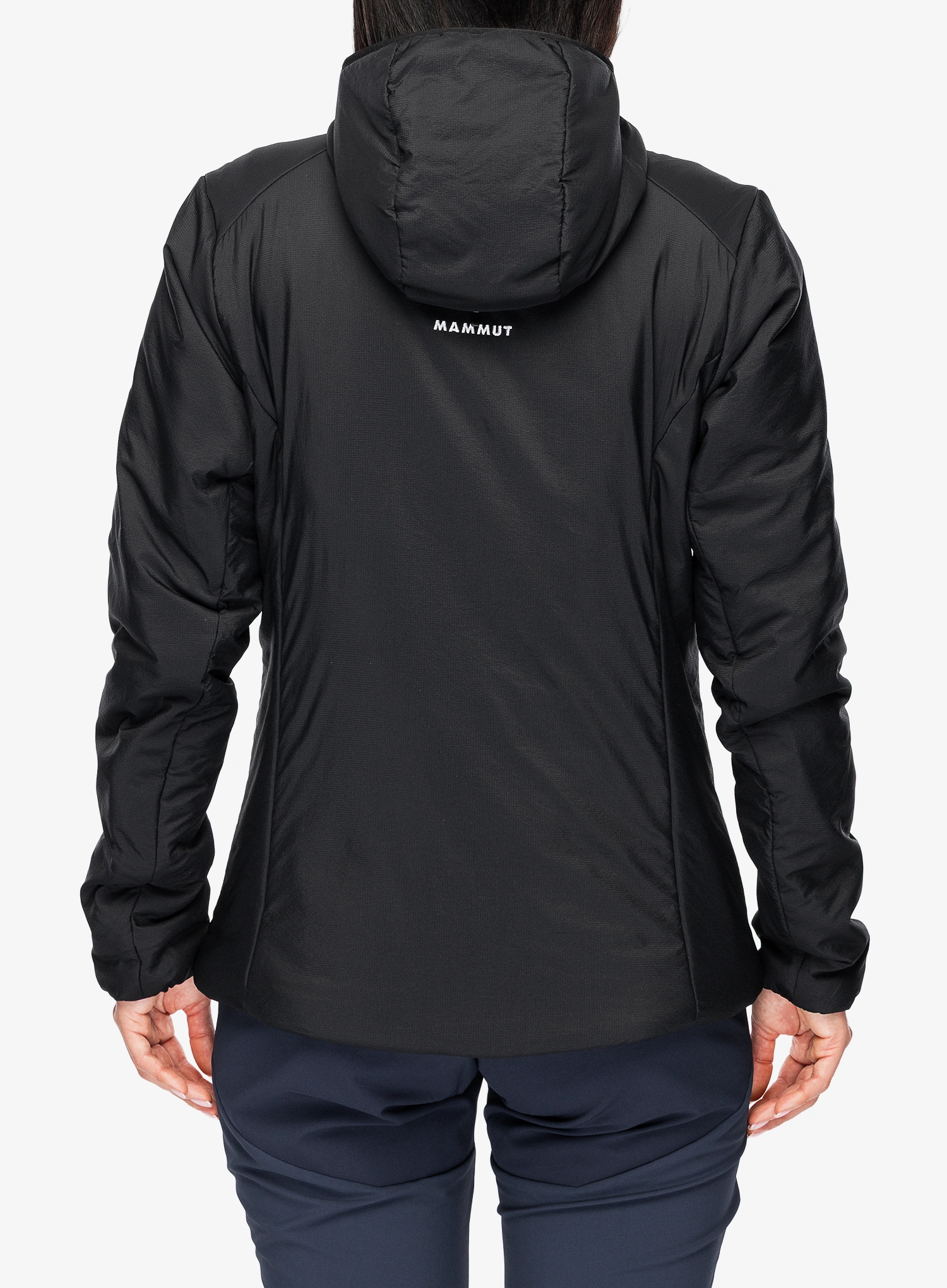 Geaca izolată pentru femei Mammut Rime IN Hooded Jacket - black/black