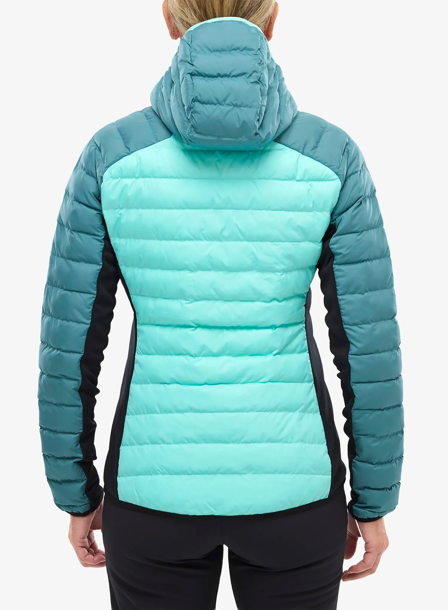 Geaca izolată pentru femei Millet Fitz Roy Warm Hoodie - aruba/hydro