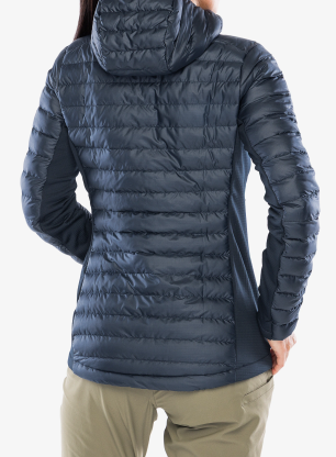 Geaca izolată pentru femei Montane Icarus Lite Hoodie - eclipse blue