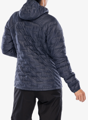 Geaca izolată pentru femei Patagonia Micro Puff Hoody - smolder blue/p6 blue