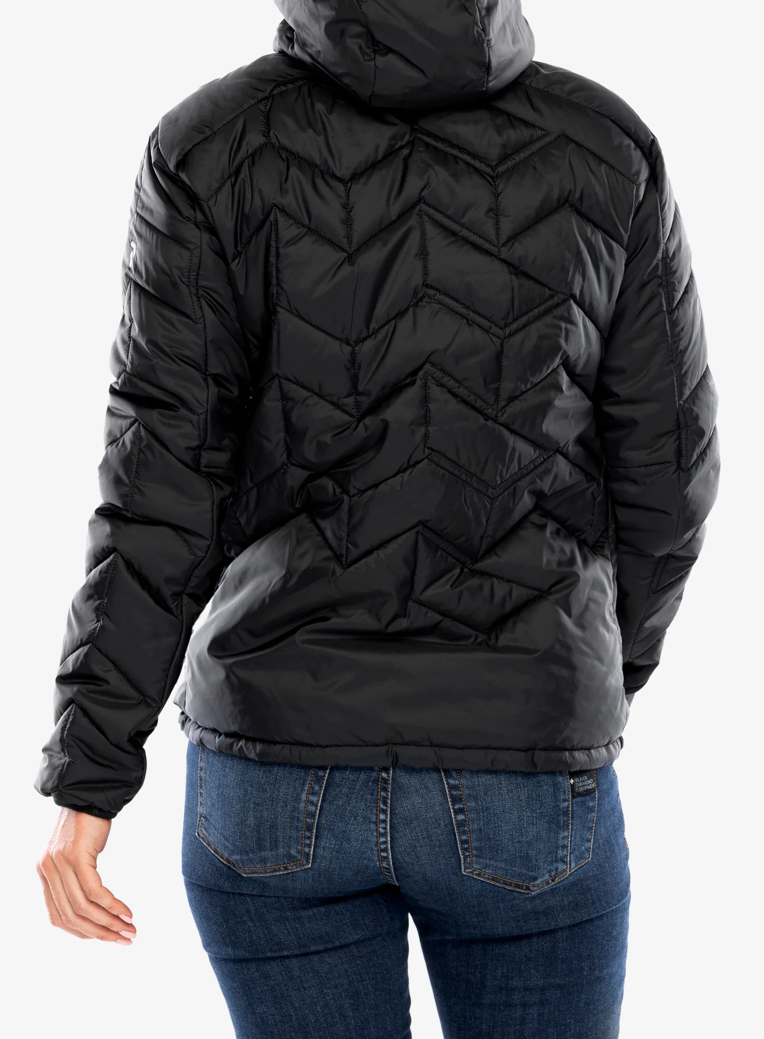 Geaca izolată pentru femei Peak Performance Elevate Liner Hood - black