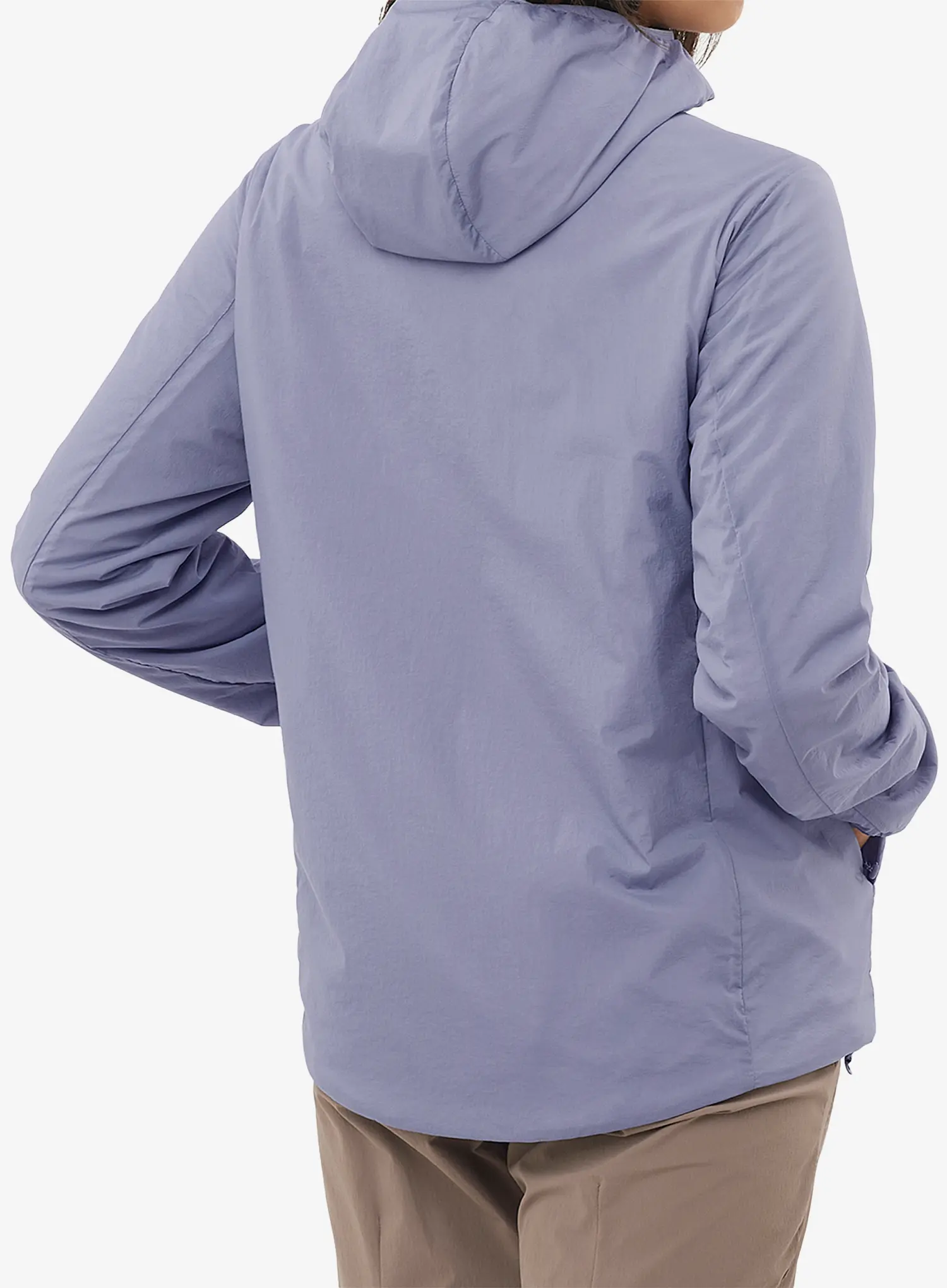 Geaca izolată pentru femei Salomon Mountain Flex Jacket Hood - blue granite