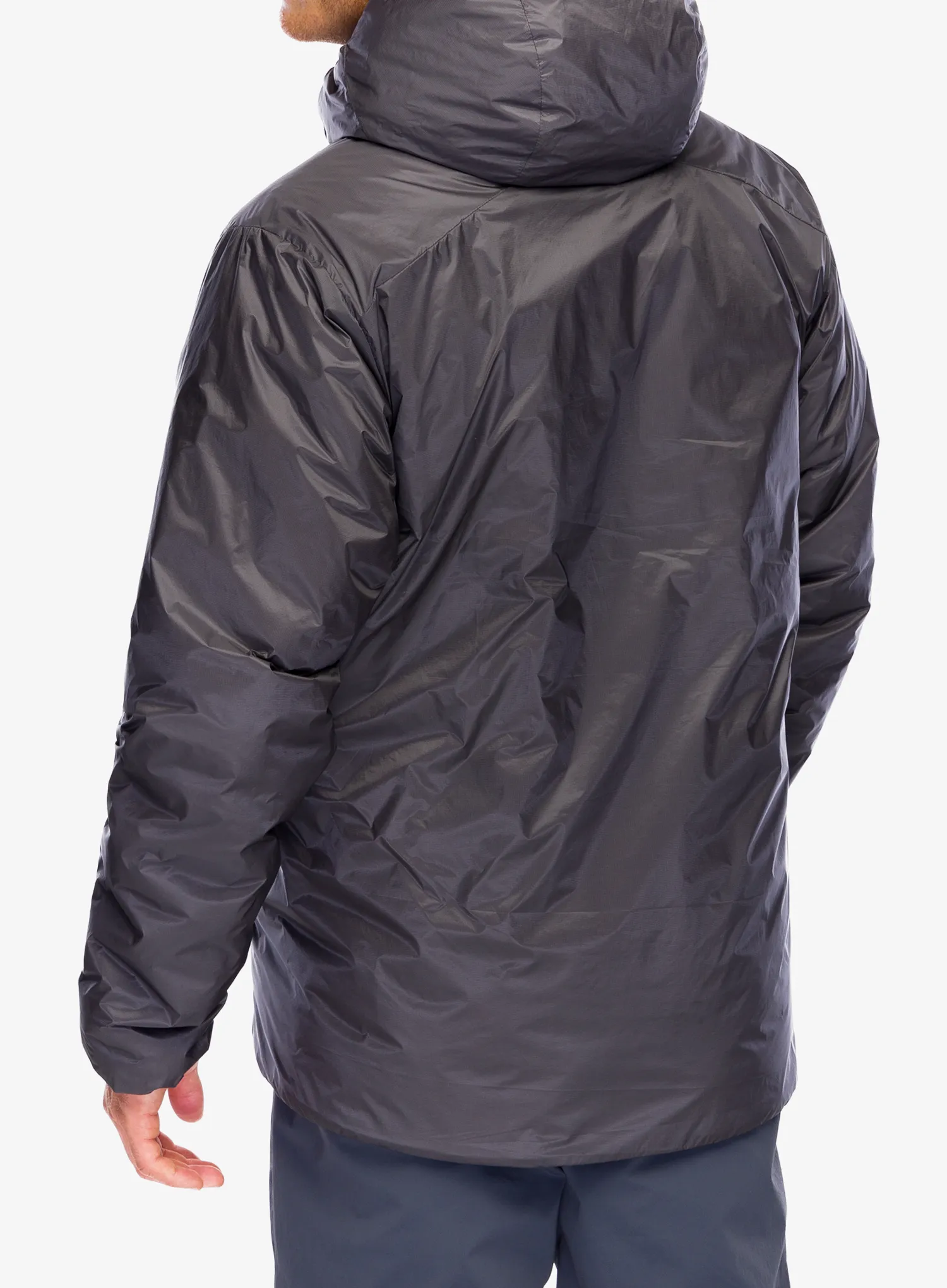 Geaca izolată Patagonia DAS Light Hoody - forge grey