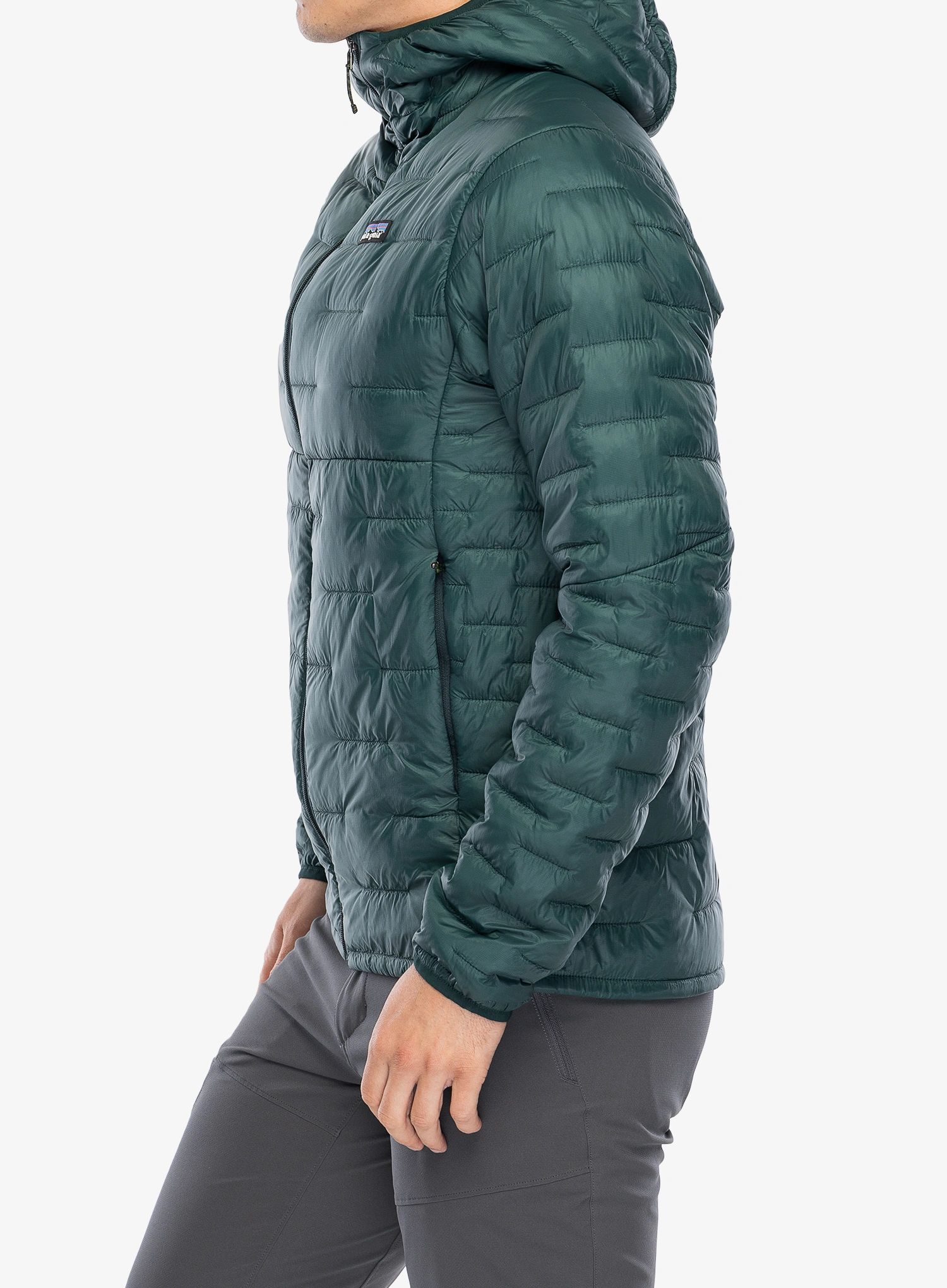 Geaca izolată Patagonia Micro Puff Hoody - cascade green