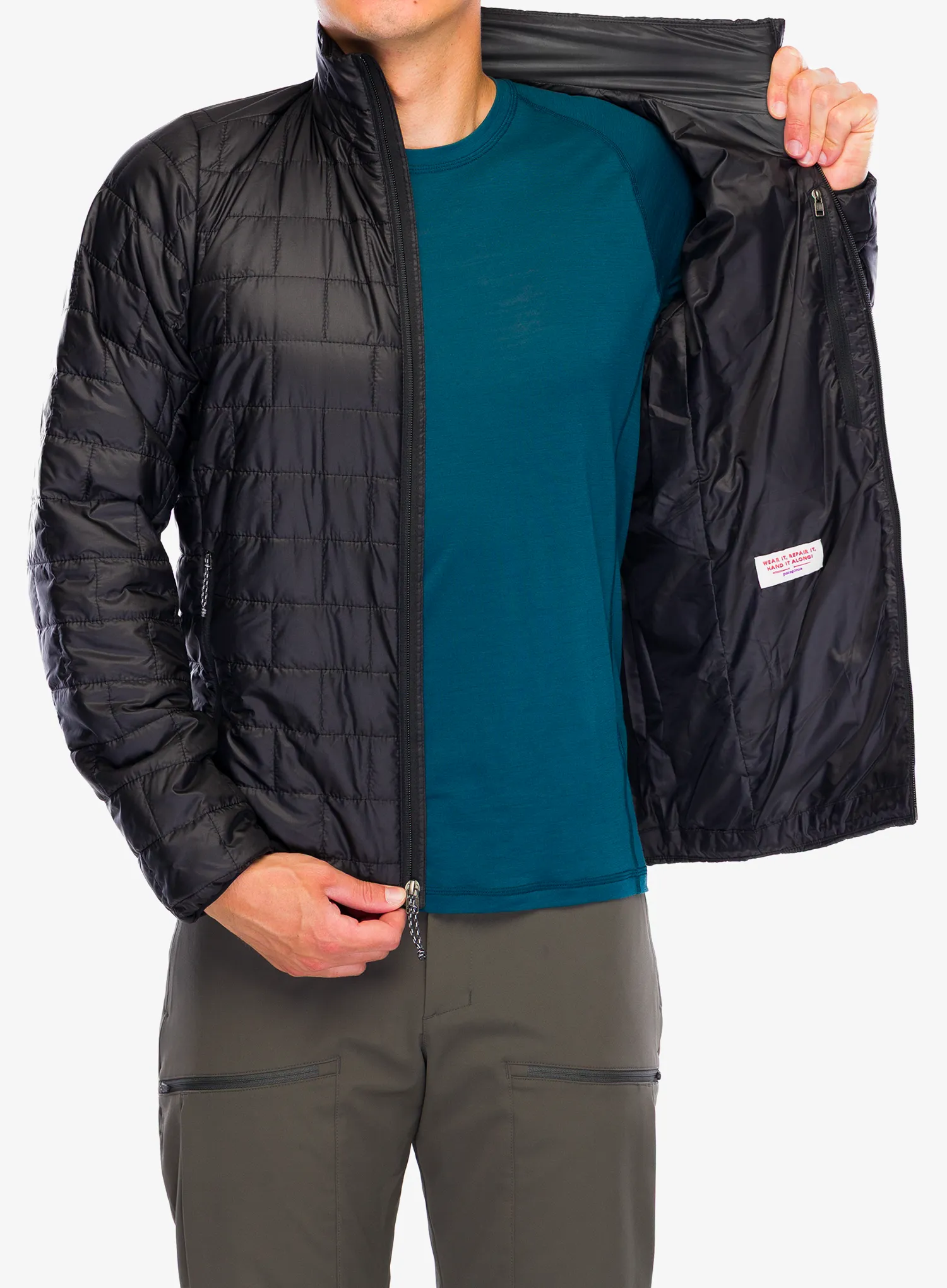 Geaca izolată Patagonia Nano Puff Jacket - black/black