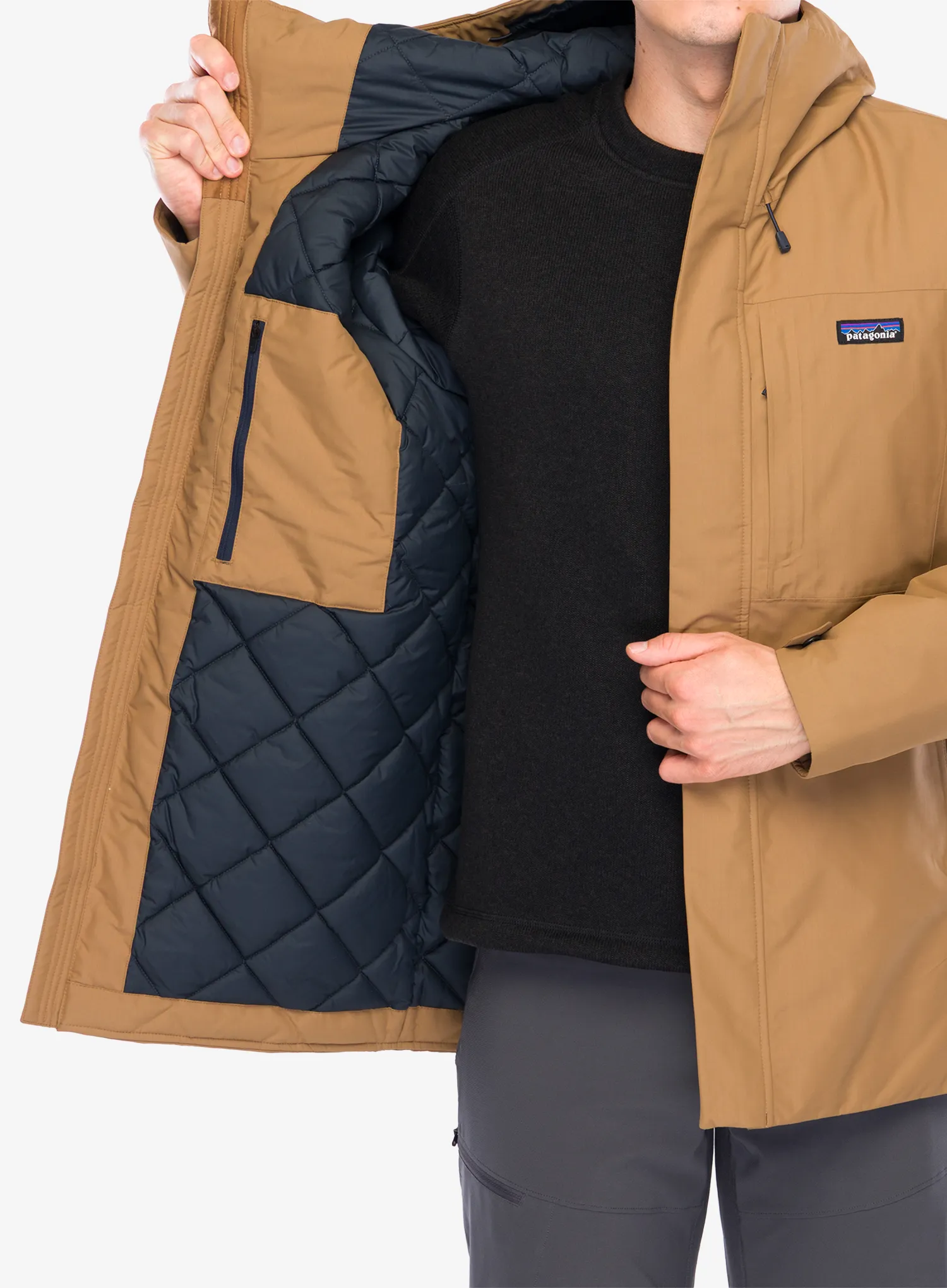 Geaca izolată Patagonia Windshadow Parka - deer brown
