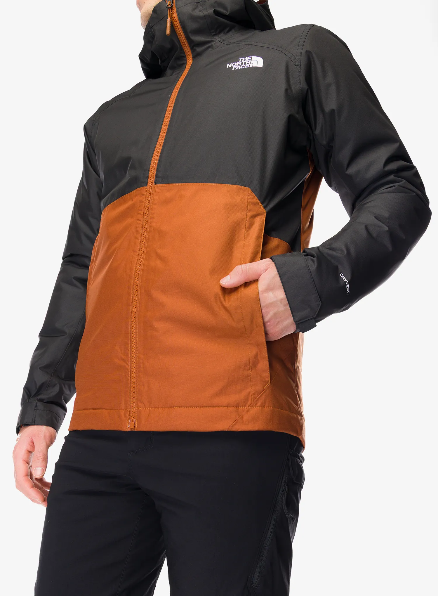 Geaca izolată The North Face Millerton Insulated Jacket - burnt umber/tnf black