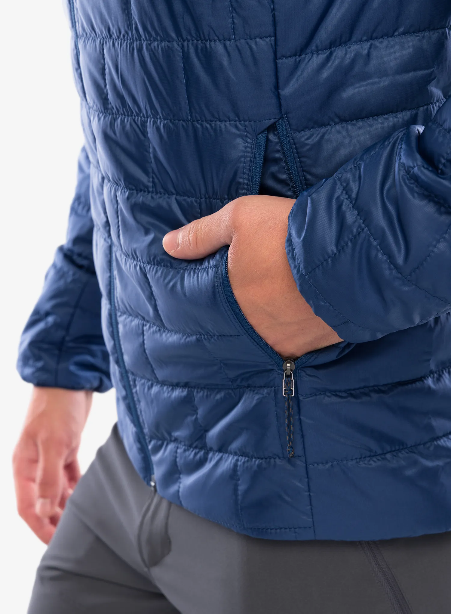 Geaca Patagonia Nano Puff Hoody - clement blue