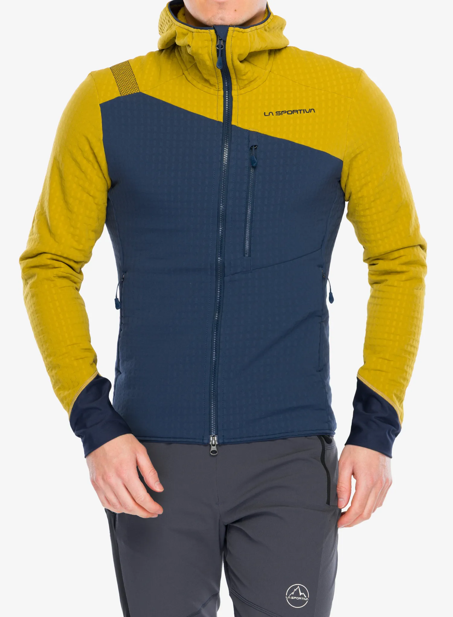 Jachetă fleece La Sportiva Bristen Thermal Hoody - savana/night
