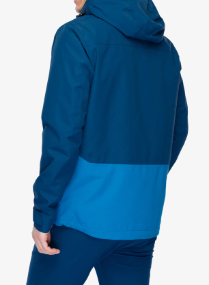 Scurta de ploaie CMP Muse Jacket Fix Hood - pacific/ocean