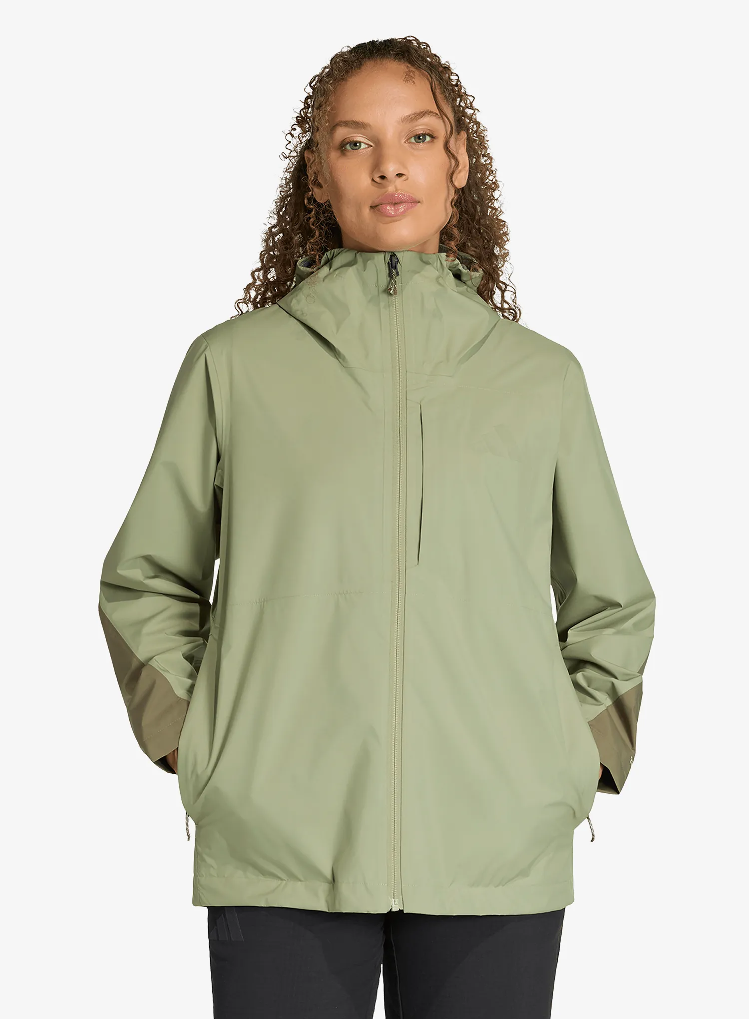 qweadidasTERREXMulti25LayerClimaproofRainJackettentgreenolivestrata4068821098602d.webp
