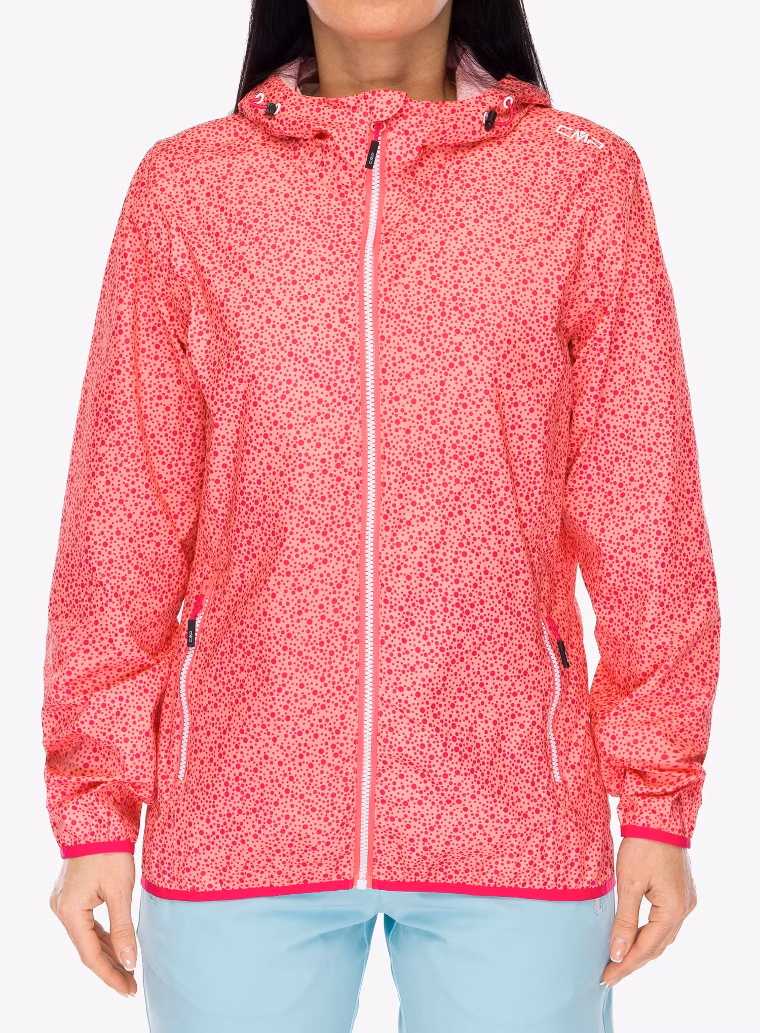 Geaca de ploaie femei CMP Strayna Jacket - corallo