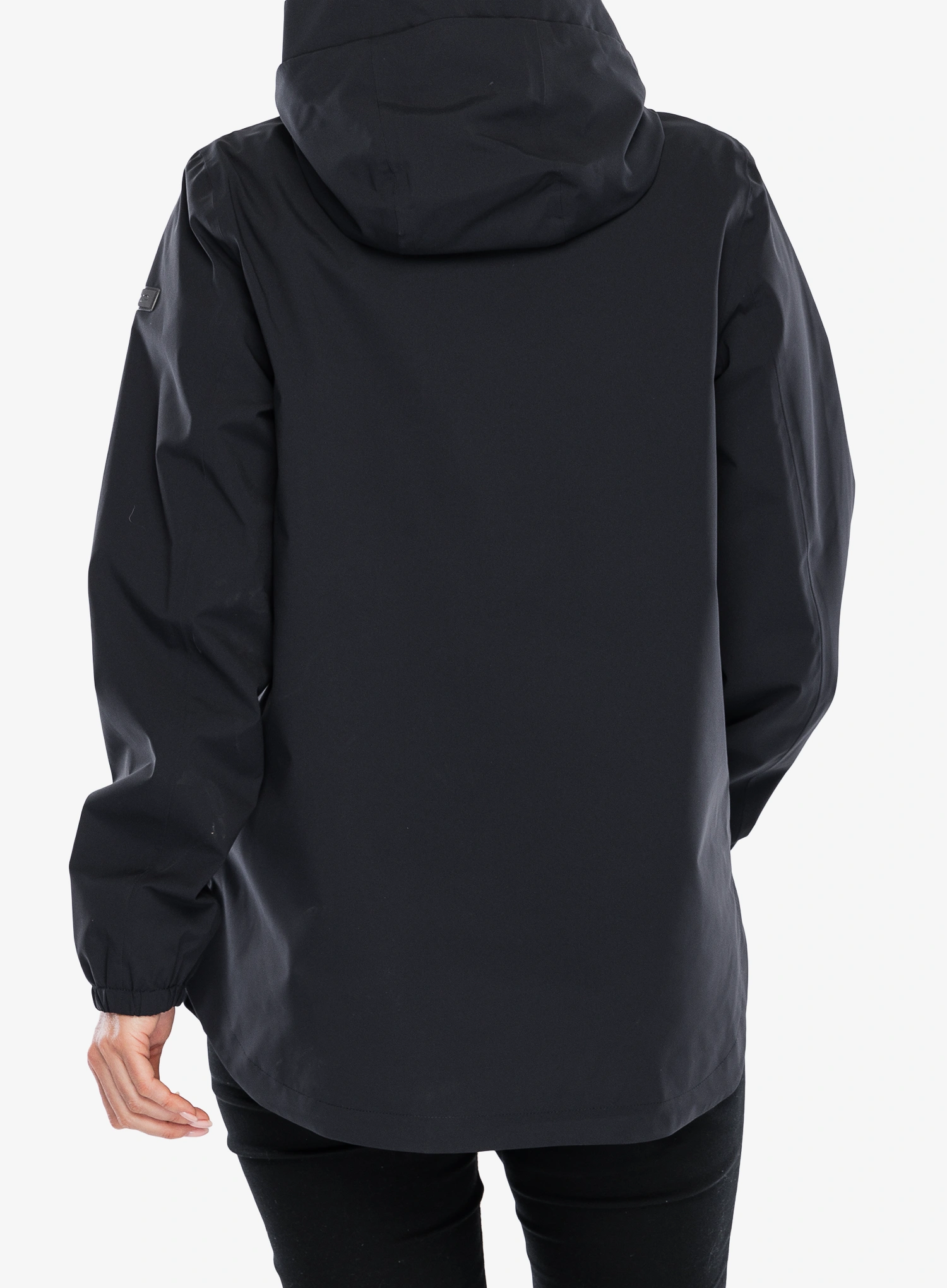 Geaca de ploaie femei CMP Verge Jacket Fix Hood - antracite
