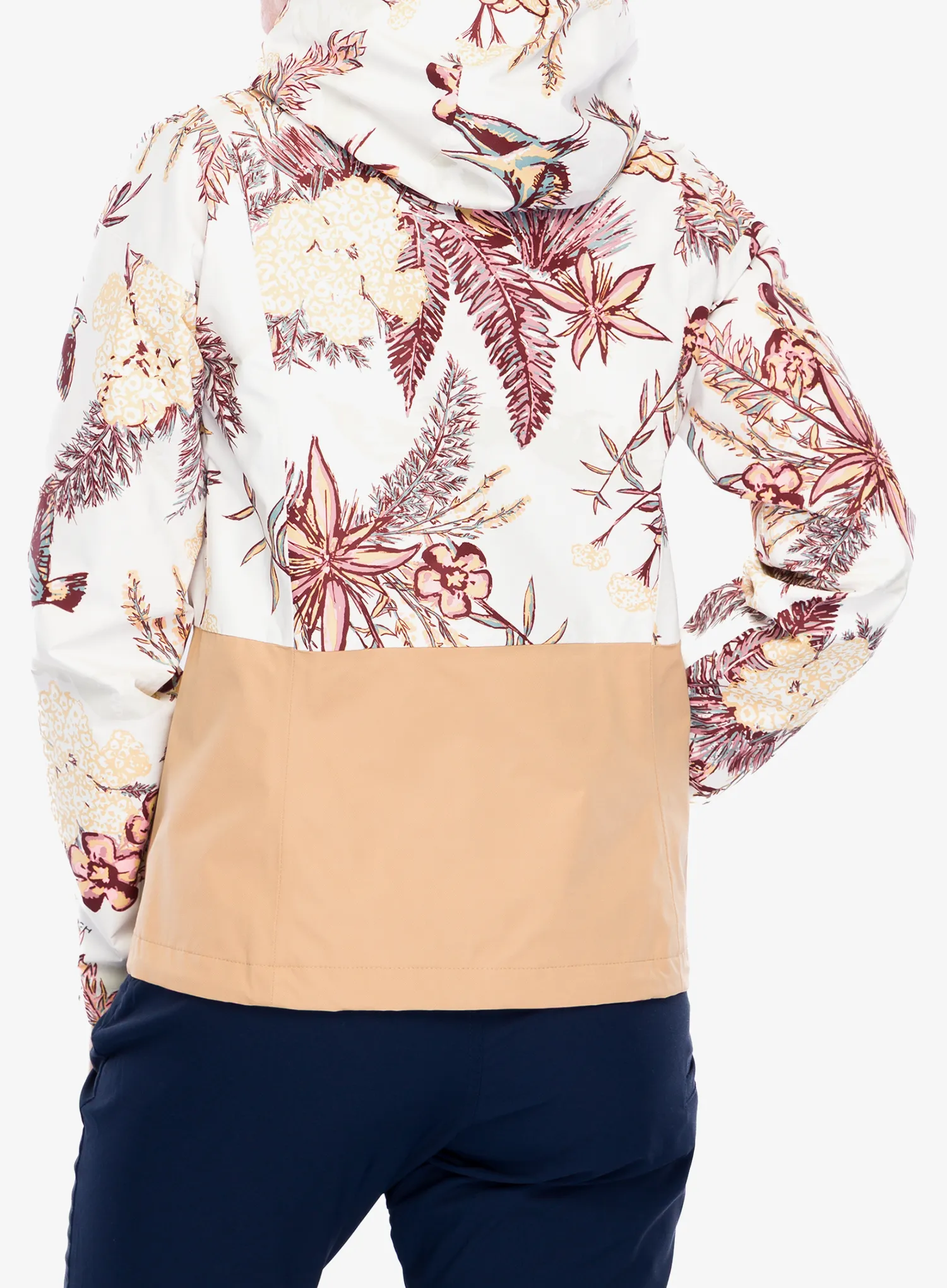Geaca de ploaie femei Columbia Hikebound Printed Jacket - sea salt outbacked/canoe