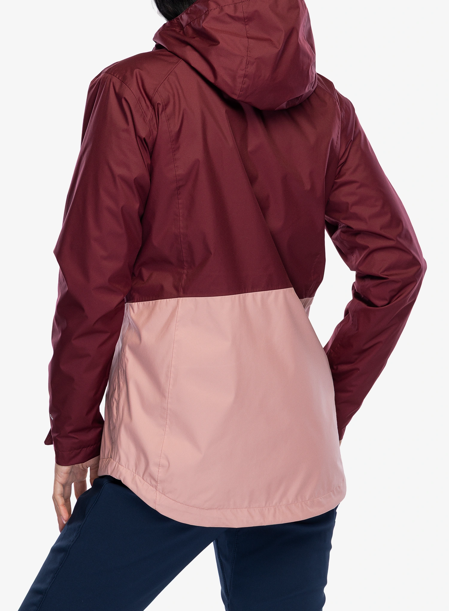 Geaca de ploaie femei Columbia Inner Limits III Jacket - rich wine/eraser pink