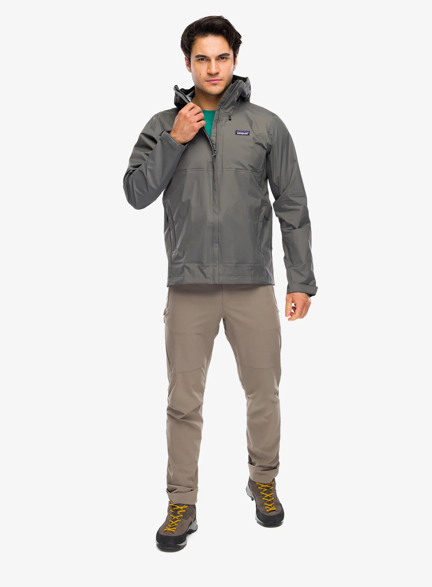 Scurta de ploaie Patagonia Torrentshell 3L Jacket - noble grey