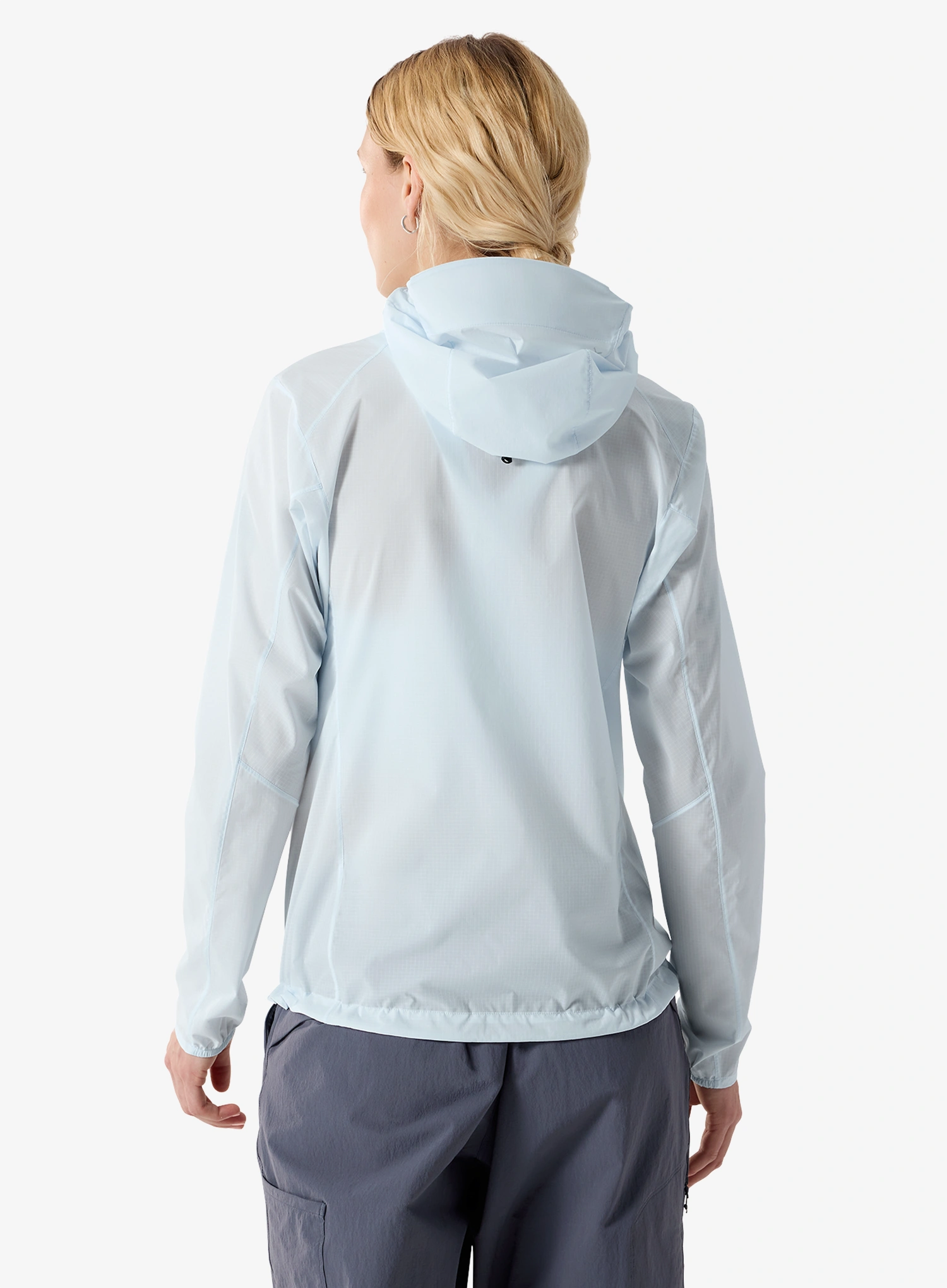 Geaca de vant femei Arcteryx Squamish Hoody - alpine blue