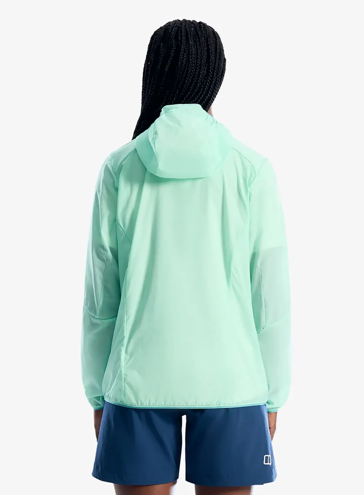 Geaca de vant femei Berghaus Pendower Wind Jkt Af - light electro