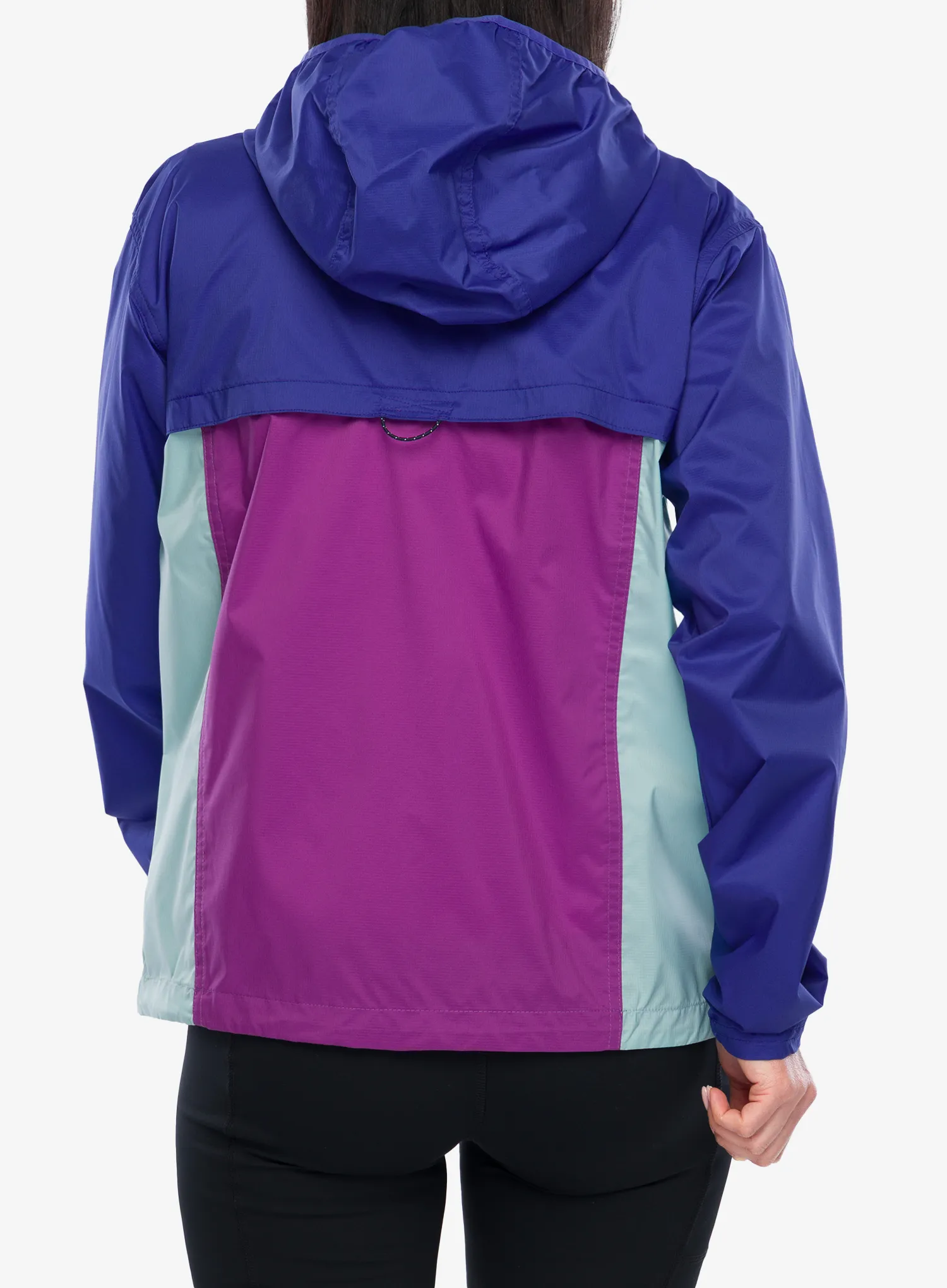 Geaca de vant femei Columbia Crested Canyon Windbreaker - razzle/spray/clematis blue