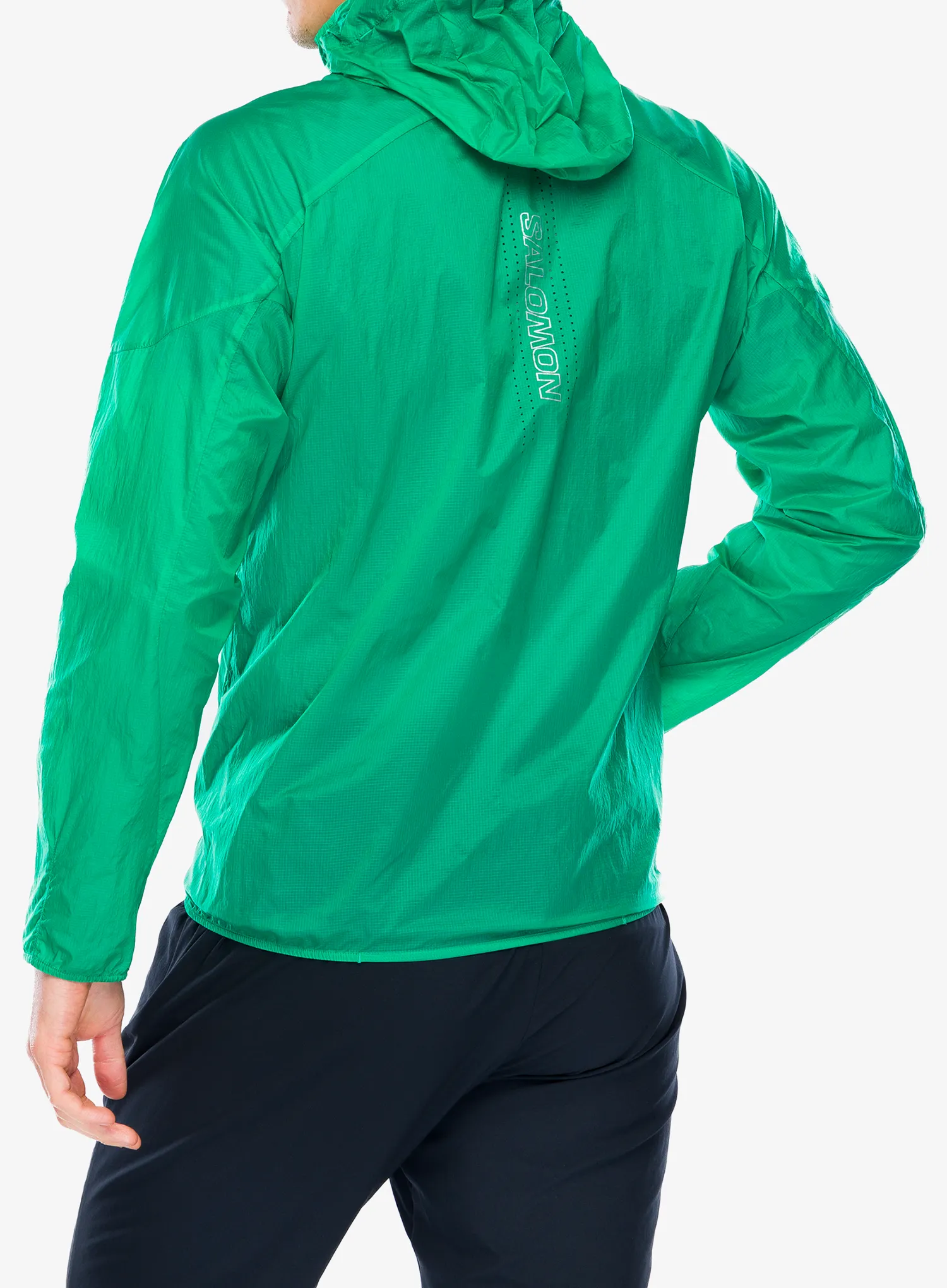 Geaca de vant Salomon Sense Aero Wind Jkt - parakeet