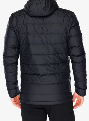 Geaca matlasata adidas TERREX Multi Light Down Climawarm Hooded Jacket - black/black