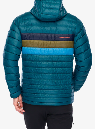 Geaca matlasata Cotopaxi Fuego Down Hooded Jacket - abyss stripes