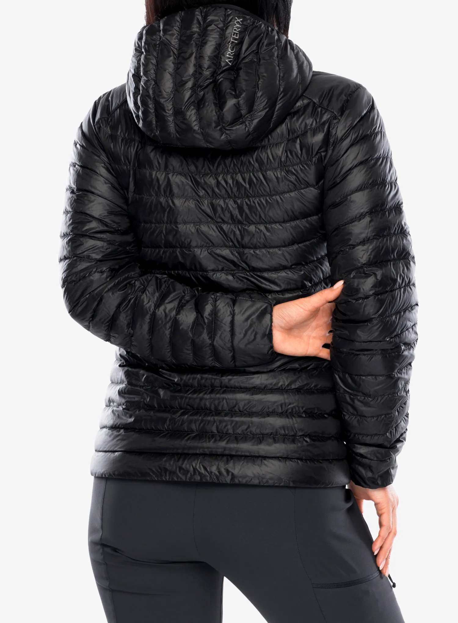 Geaca matlasata femei Arcteryx Cerium SL Hoody - black