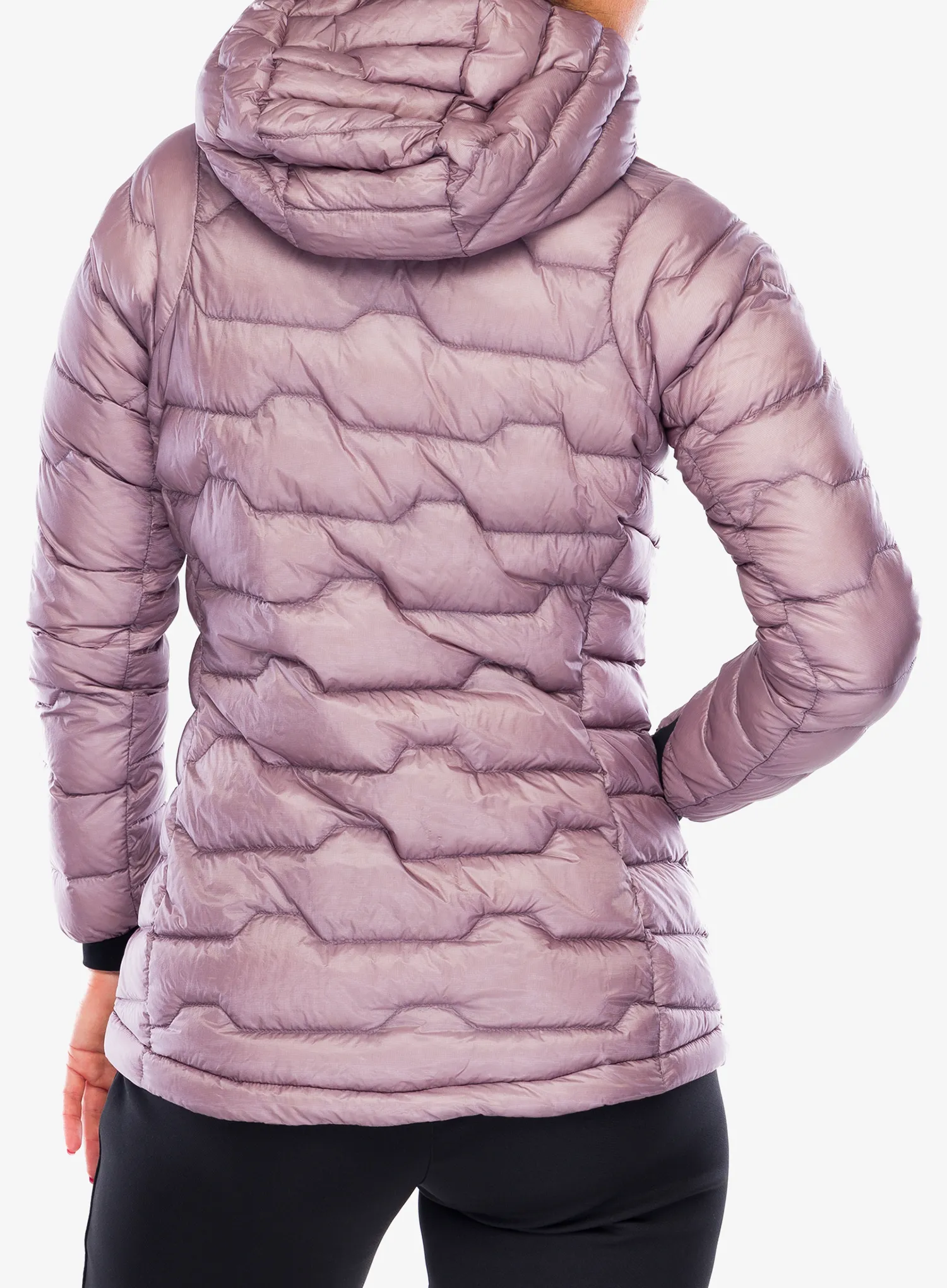 Geaca matlasata femei Jack Wolfskin Alpspitze Down Hoody - wild blossom