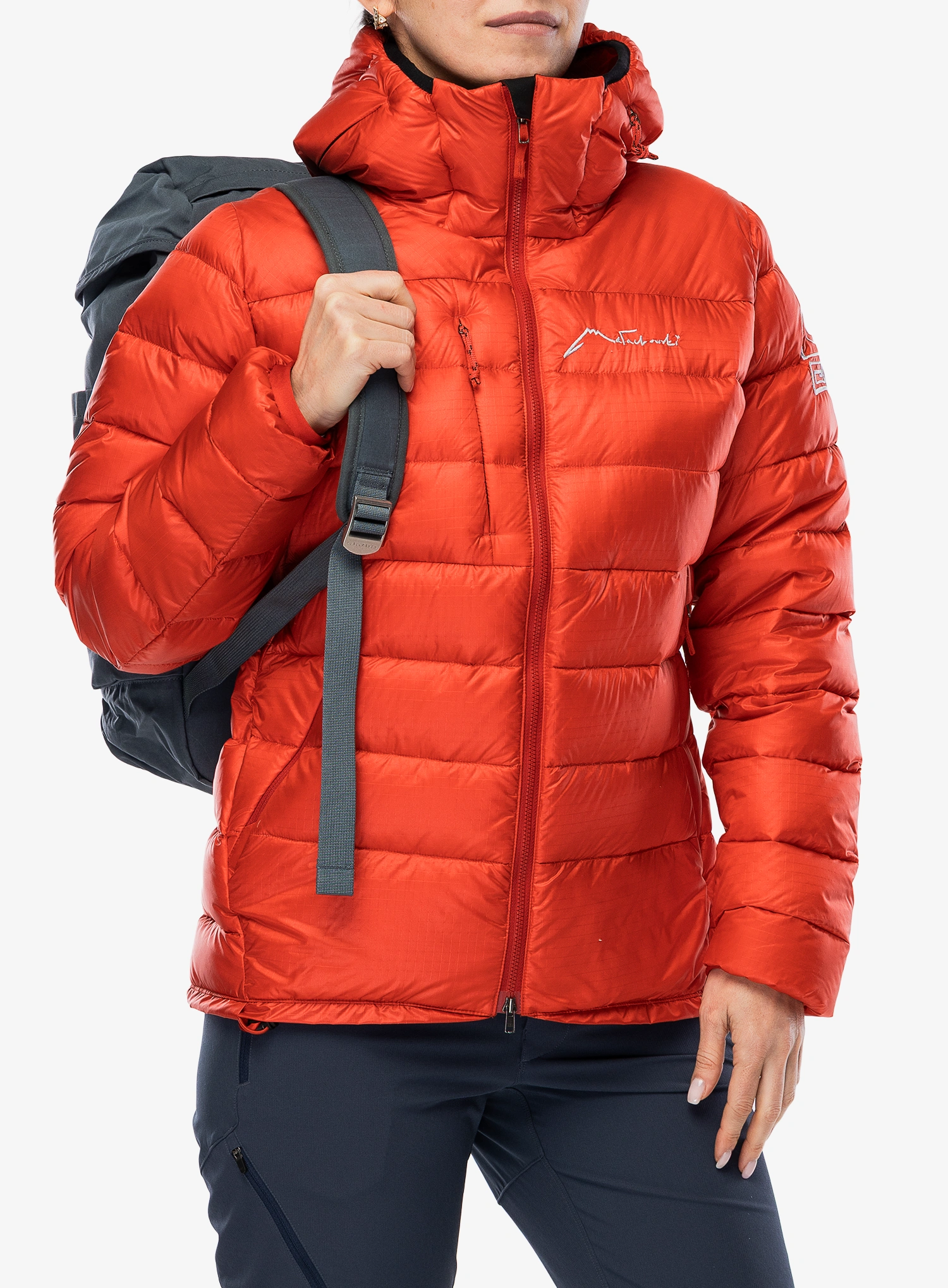 Geaca matlasata femei Małachowski Climber - red/red