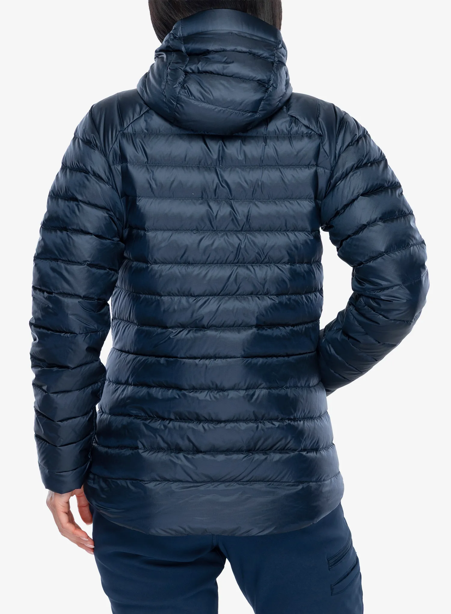 Geaca matlasata femei Montane Anti Freeze Hoodie - eclipse blue/blue