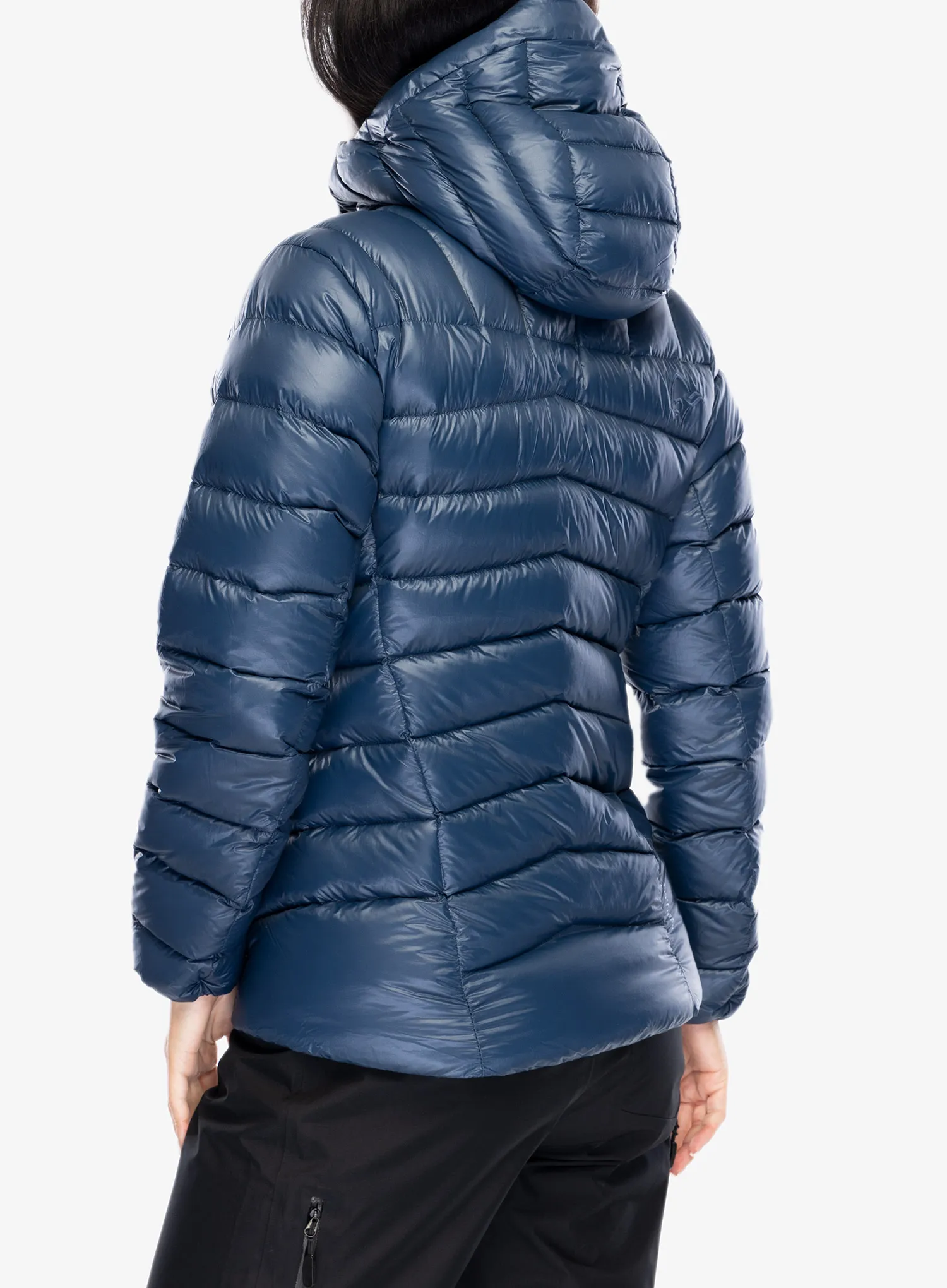 Geaca matlasata femei Norrona Lyngen Down850 Hood - indigo night