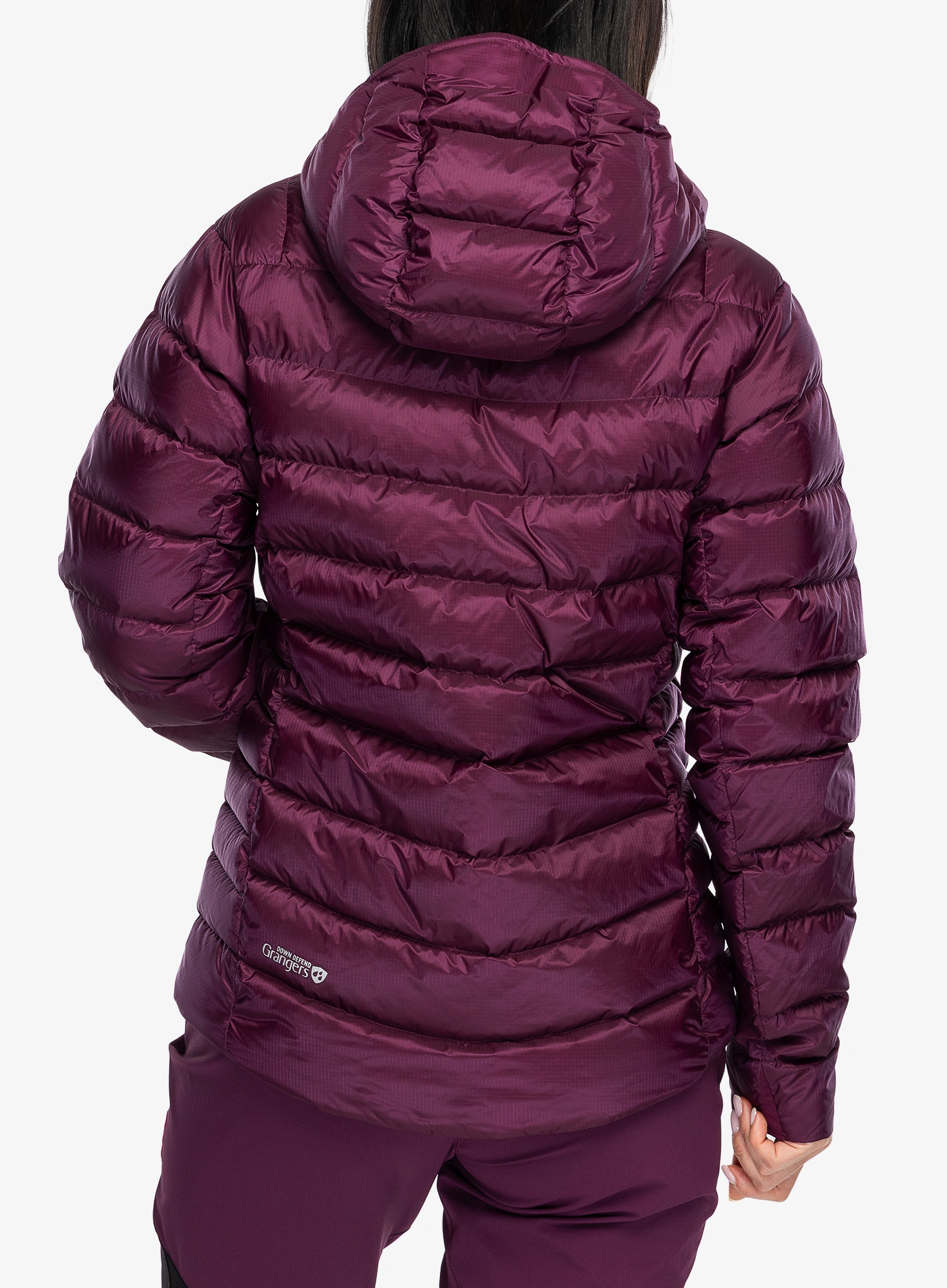 Geaca matlasata femei Rab Electron Pro Hoody - mulberry