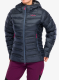 Geaca matlasata femei Rab Electron Pro Hoody - steel