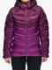 Geaca matlasata femei Rab Glaceon Pro Jacket - mulberry/plum