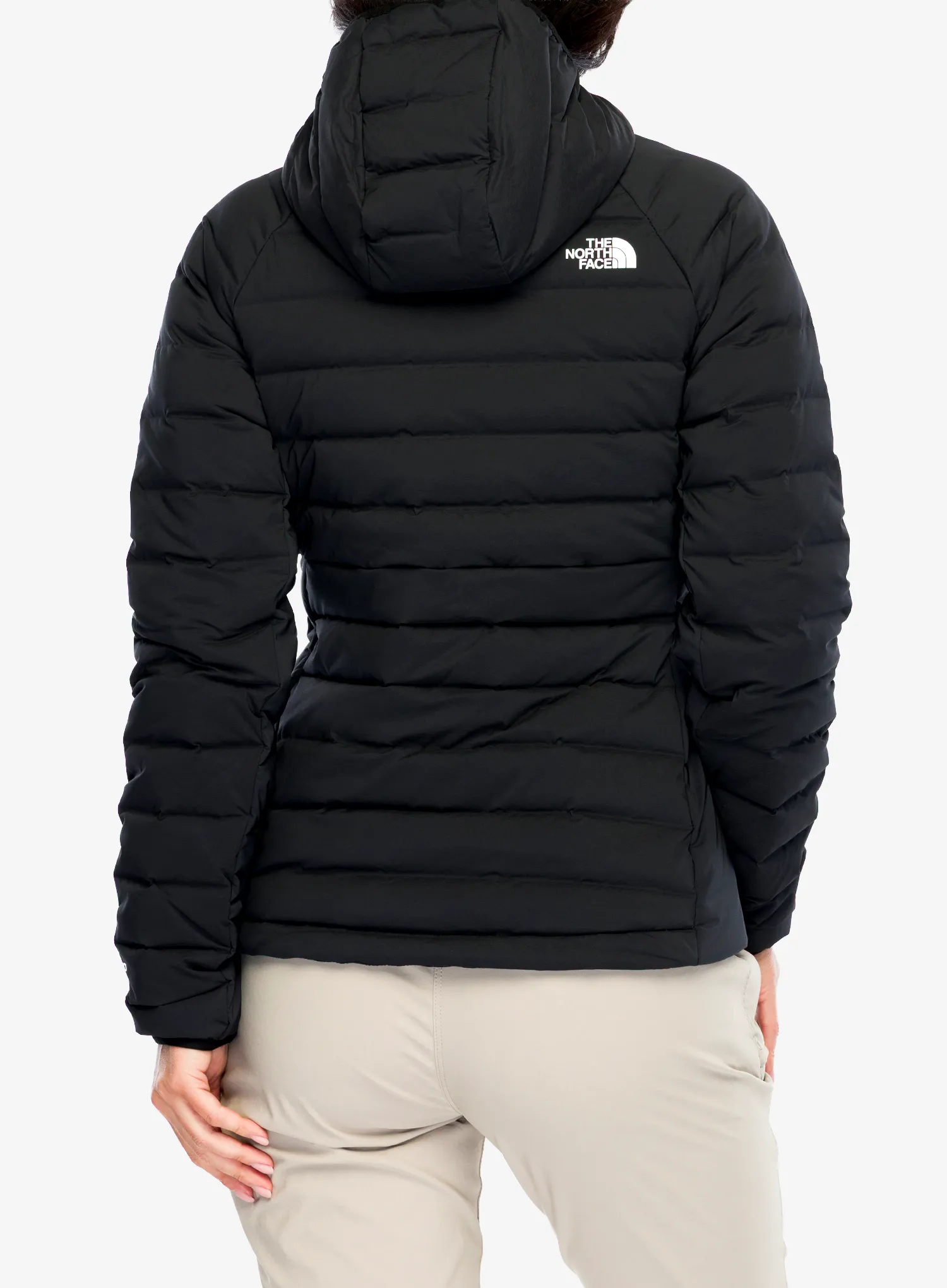 Geaca matlasata femei The North Face Belleview Stretch Down Hoodie - tnf black