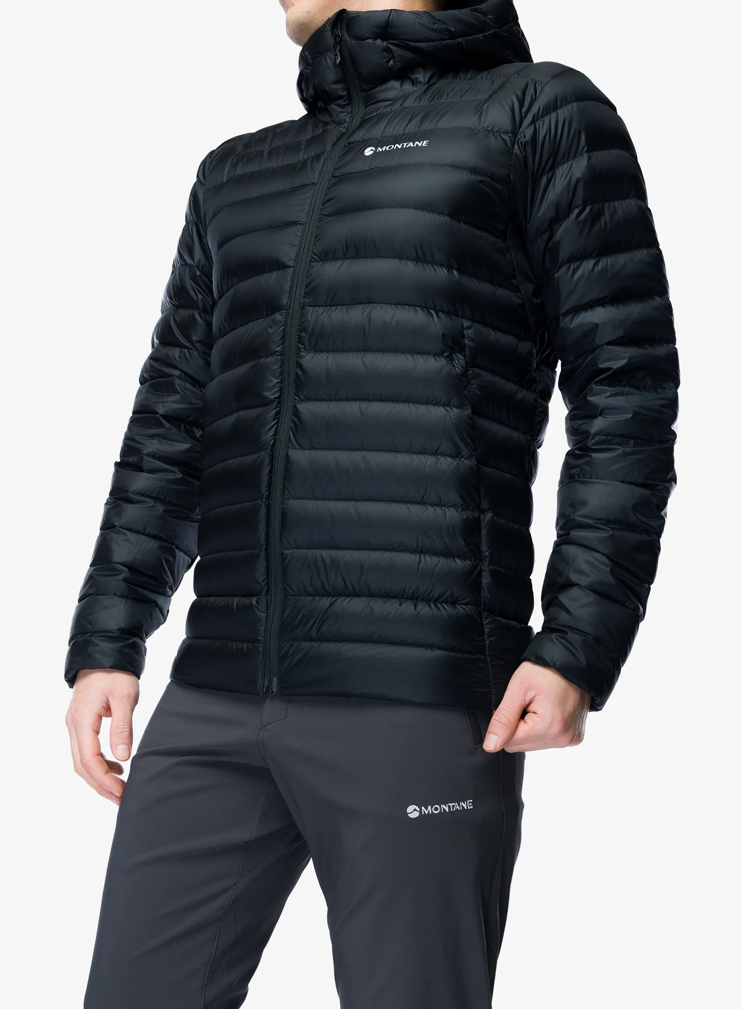 Geaca matlasata Montane Anti Freeze Hoodie - black