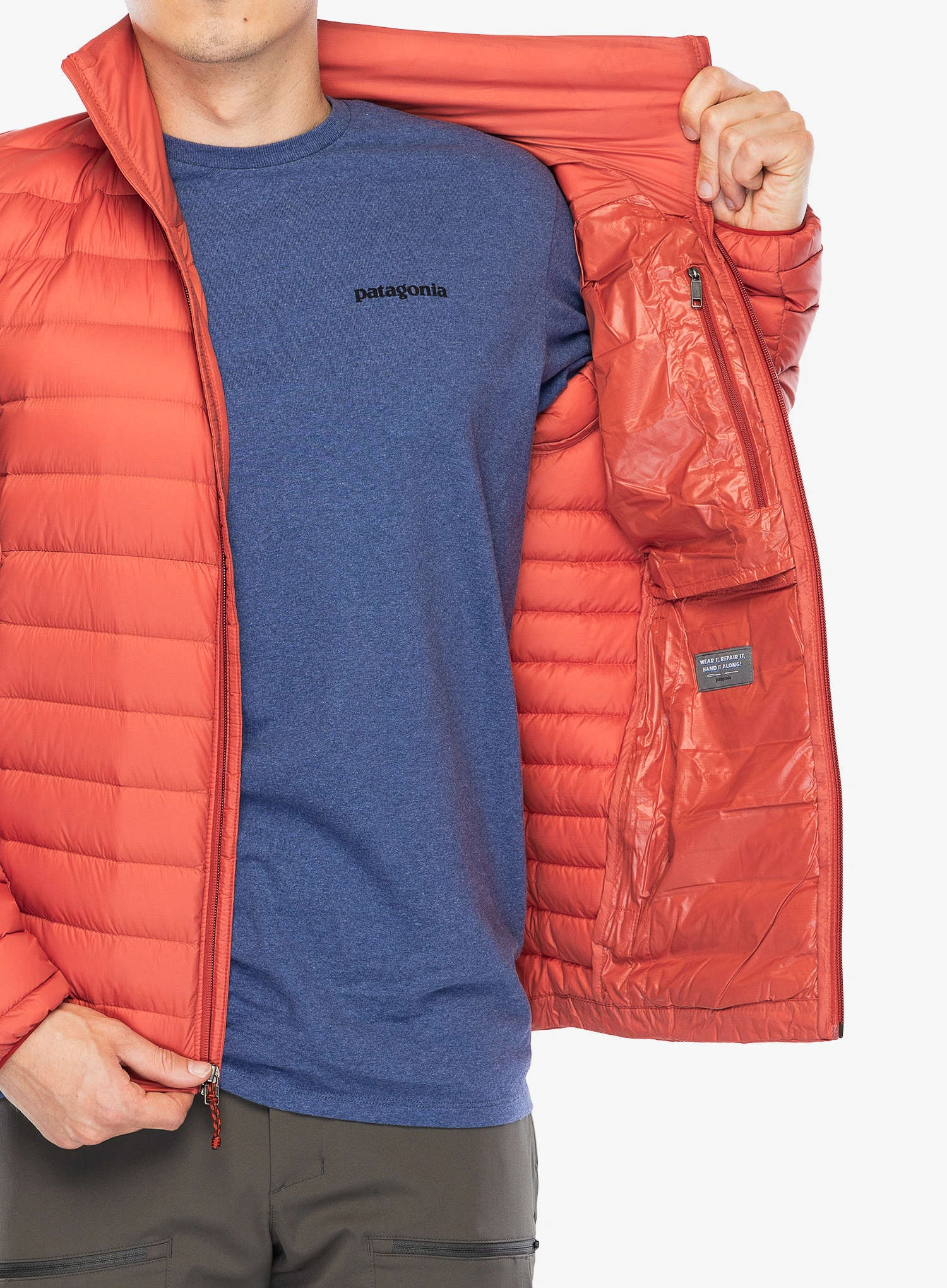 Geaca matlasata Patagonia Down Sweater - amanita red