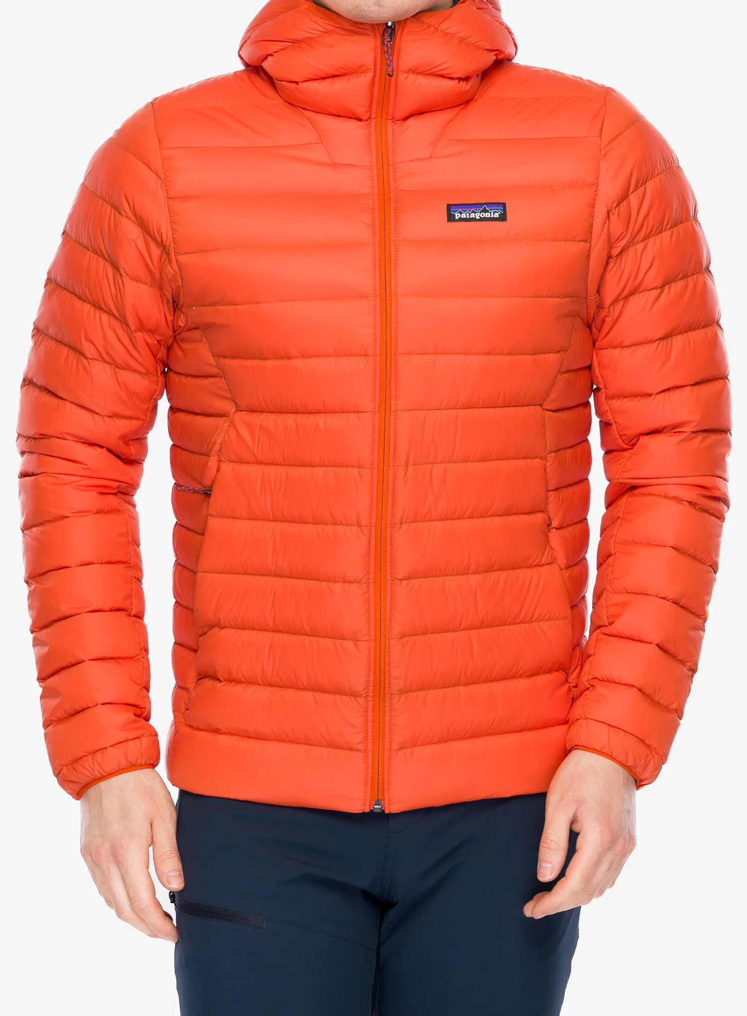 Geaca matlasata Patagonia Down Sweater Hoody - pollinator orange