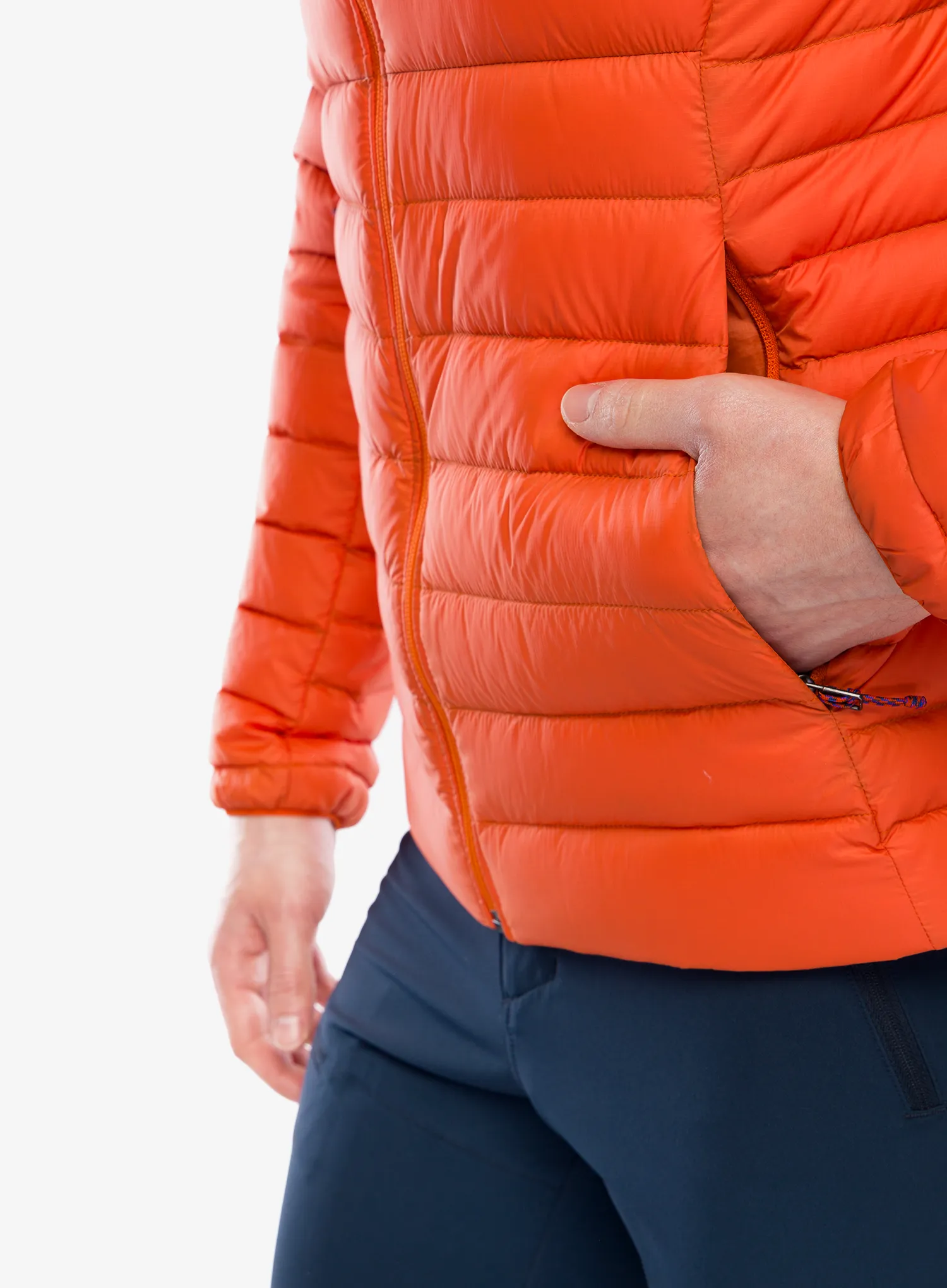 Geaca matlasata Patagonia Down Sweater Hoody - pollinator orange